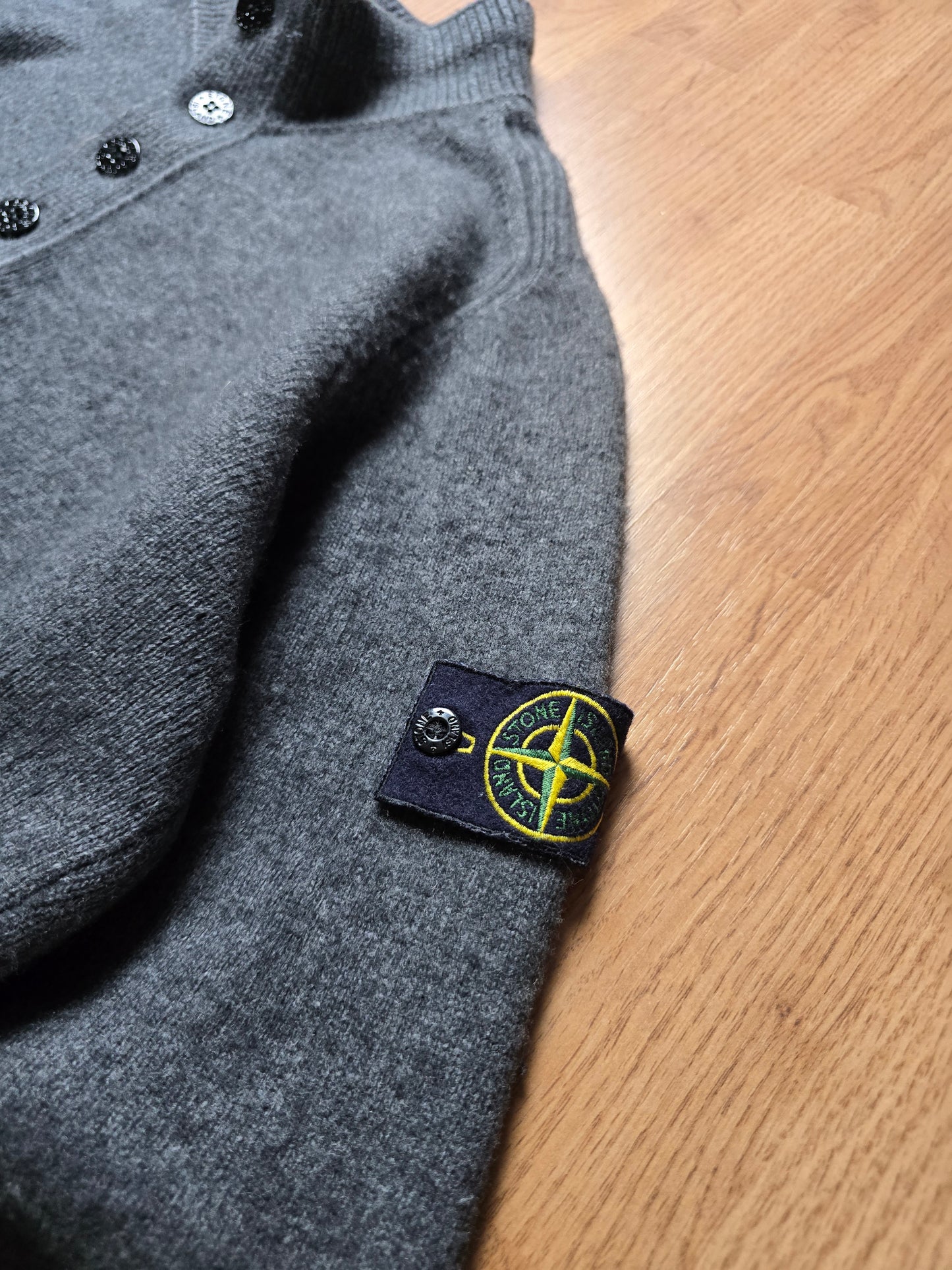 Stone Island Quater Zip Wool Blend Jumper (M/L)
