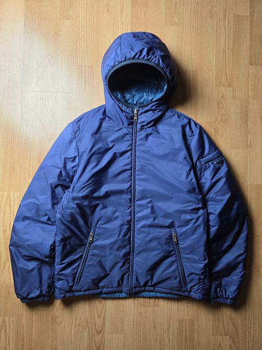 Prada Milano 2018 Reversible Nylon Puffer Jacket 50 (M/L)