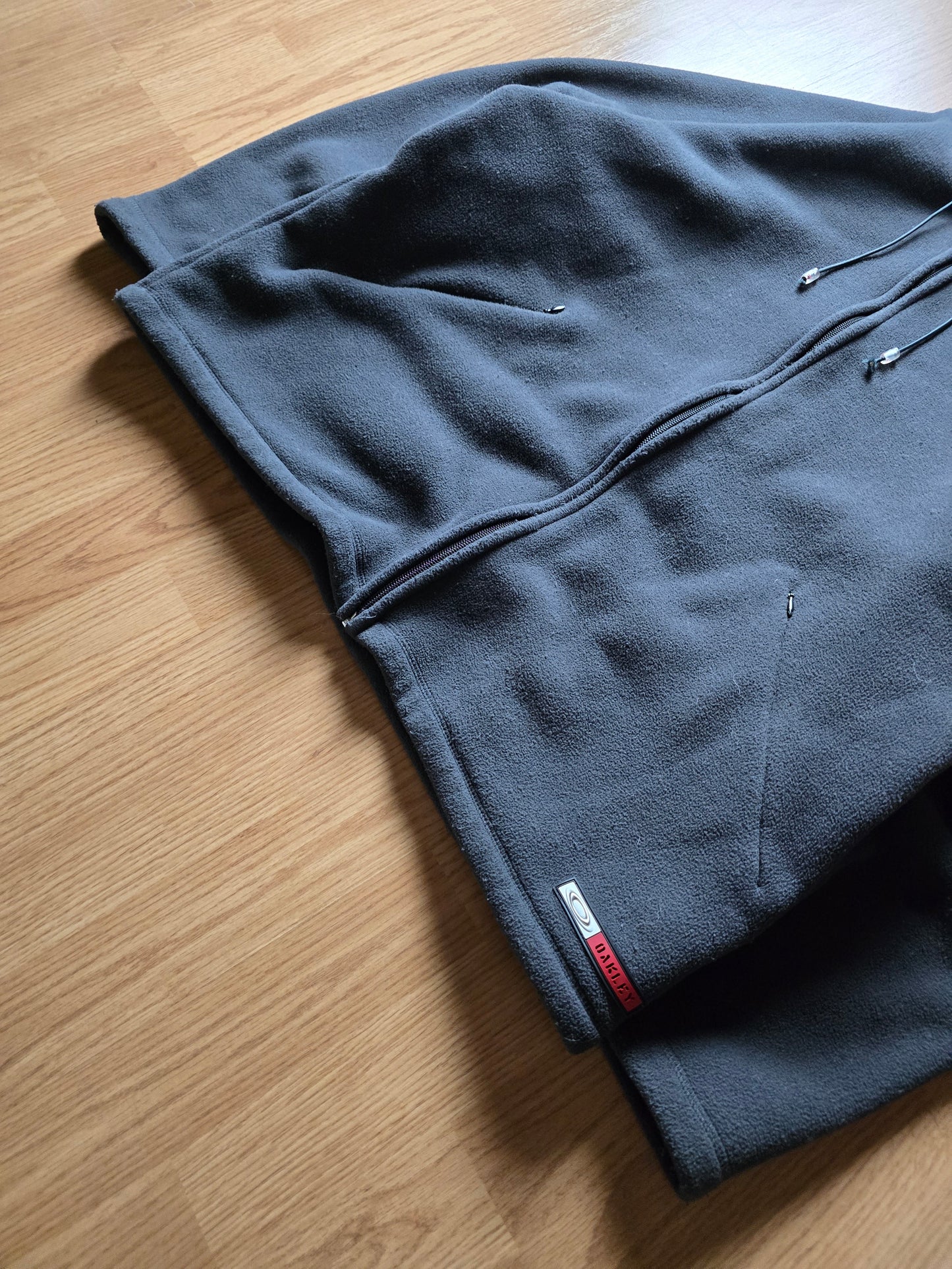 Vintage Oakley Zip-Up Technical Fleece Hoodie (L)