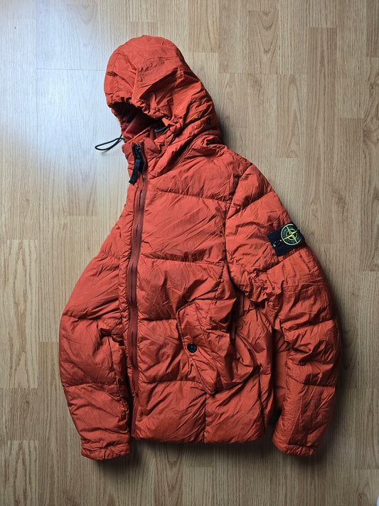 Stone Island Garment Dyed Crinkle Reps NY Down Puffer Jacket (S)