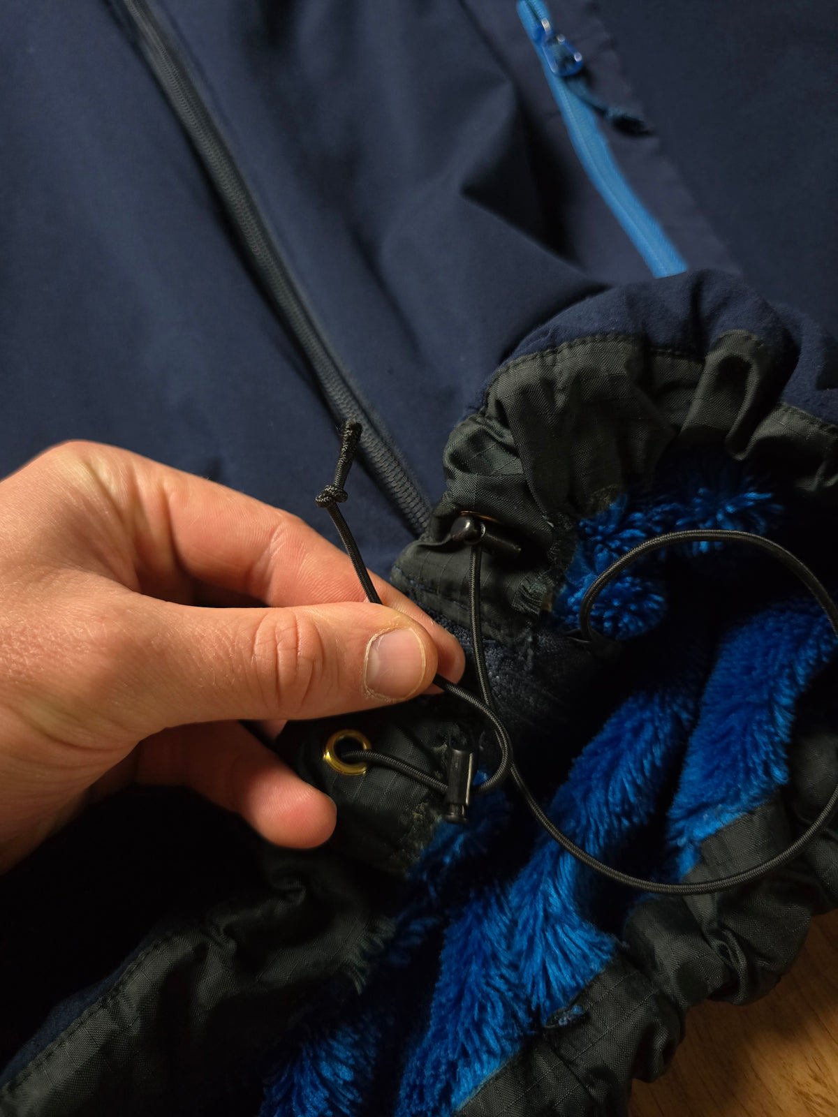 00s Arc'teryx 'Hylluss' Polartec Fleece Lined Hoodie/Jacket (L)