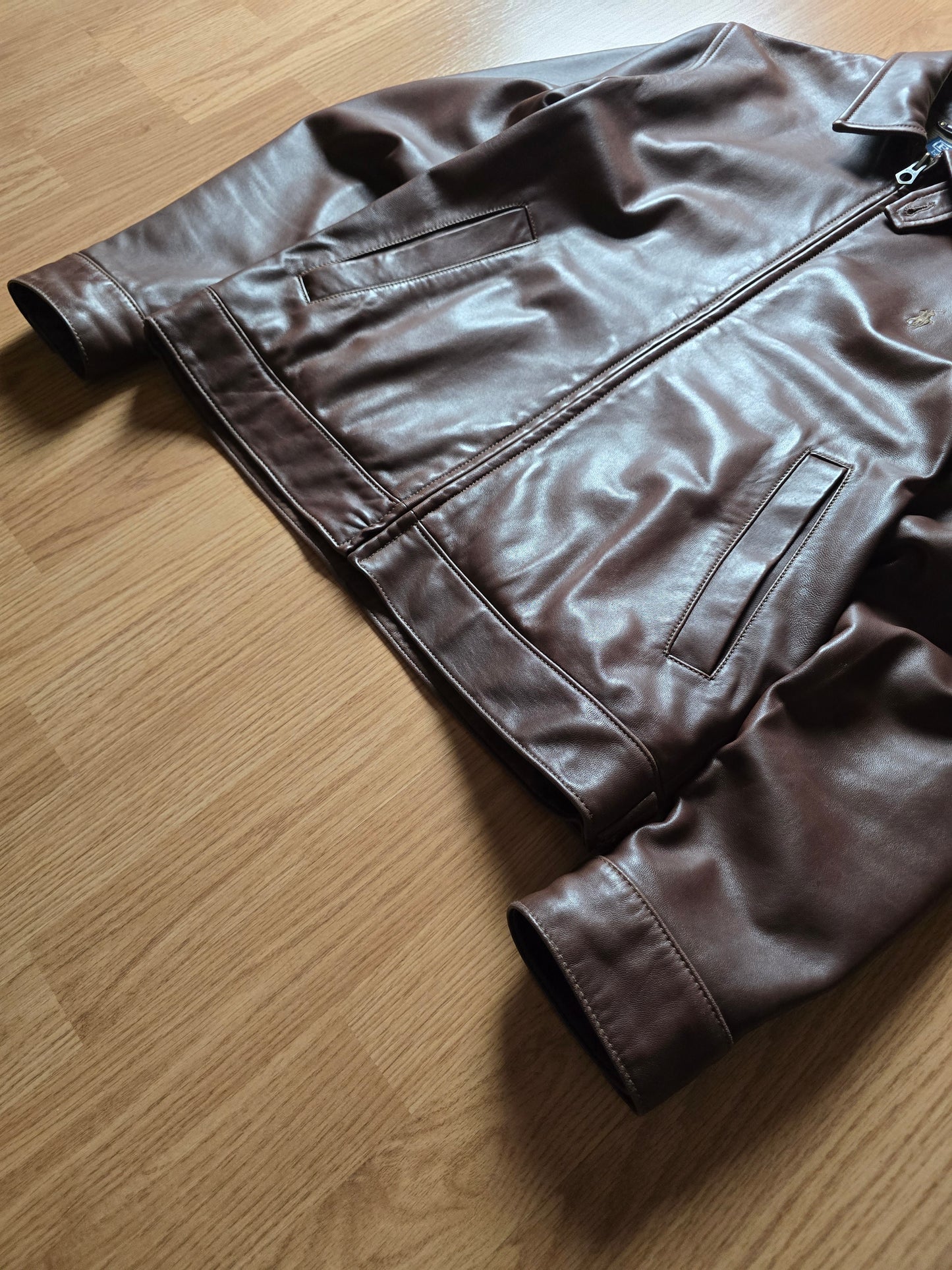 Polo Ralph Lauren Heavyweight Leather Jacket (S)