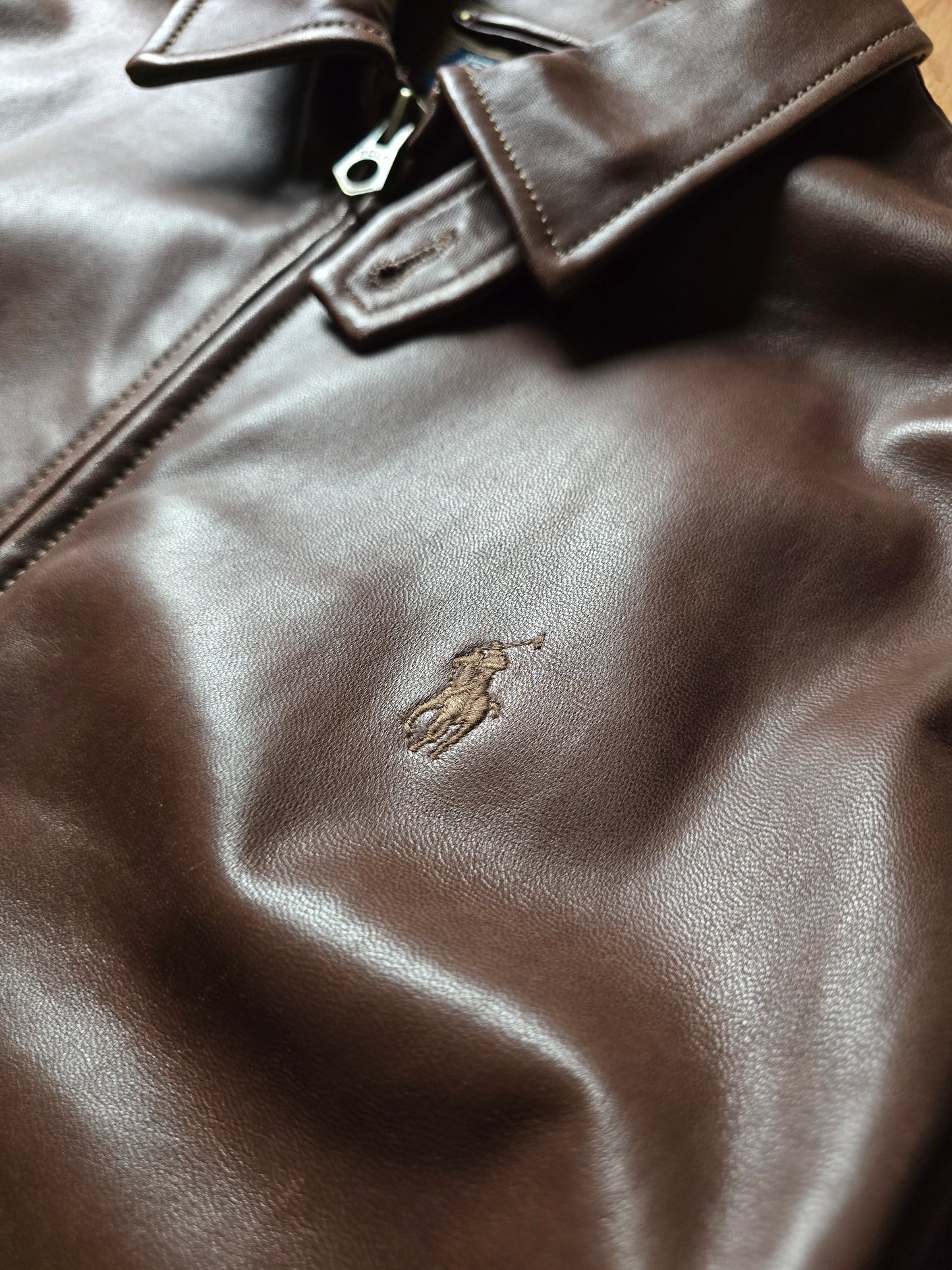 Polo Ralph Lauren Heavyweight Leather Jacket (S)