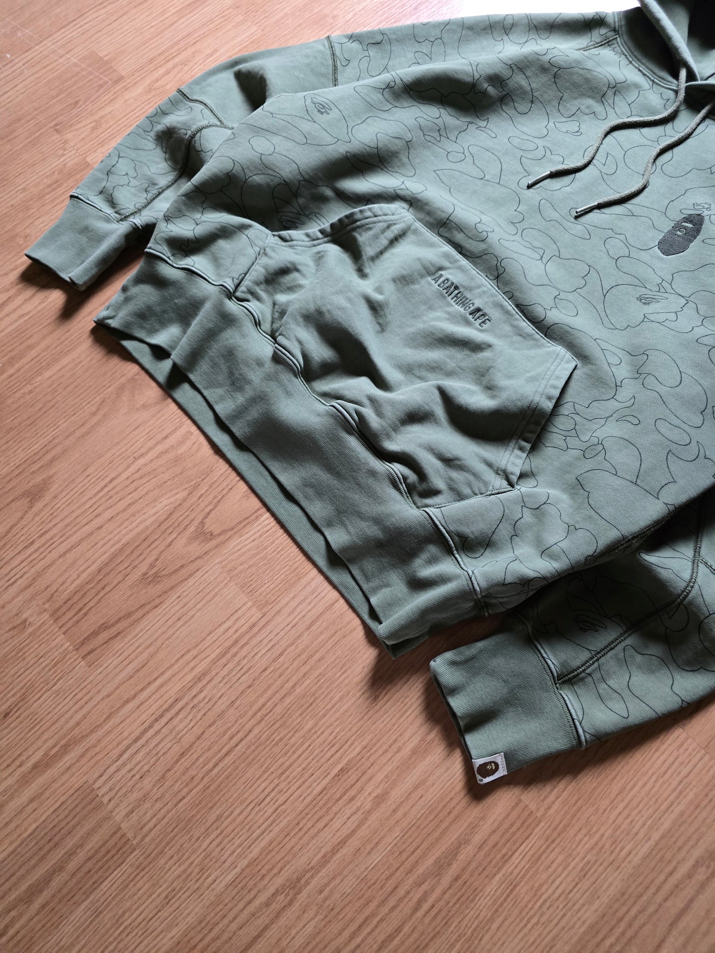 BAPE Line 1st Camo Washed Relaxed Hoodie (M/L)