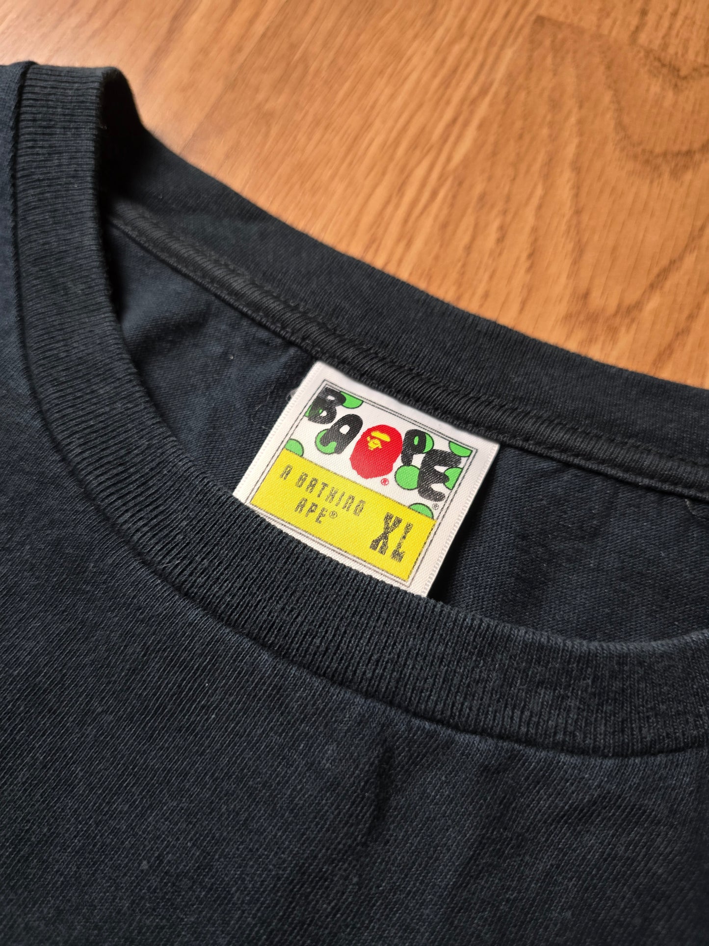 BAPE Colours Shark Zip T-shirt (M)