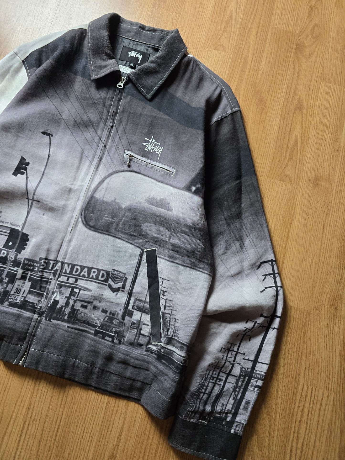 RARE Stussy Hopper Printed Jacket (L)