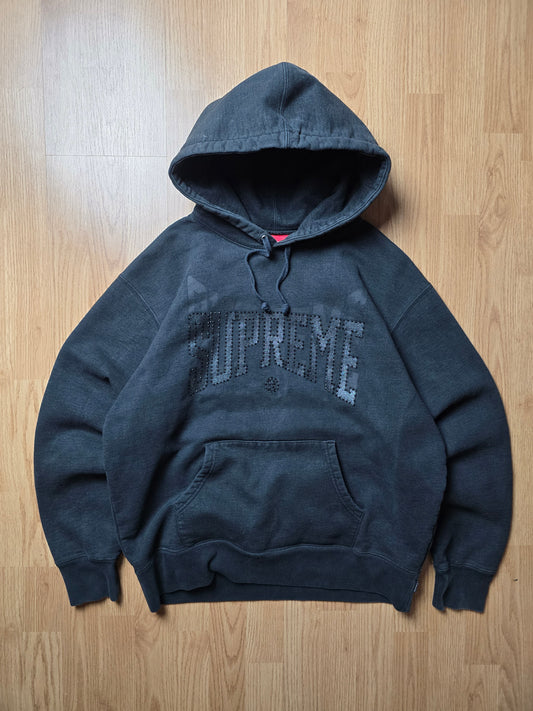 Supreme Rhinestone Shadow Hoodie (M)