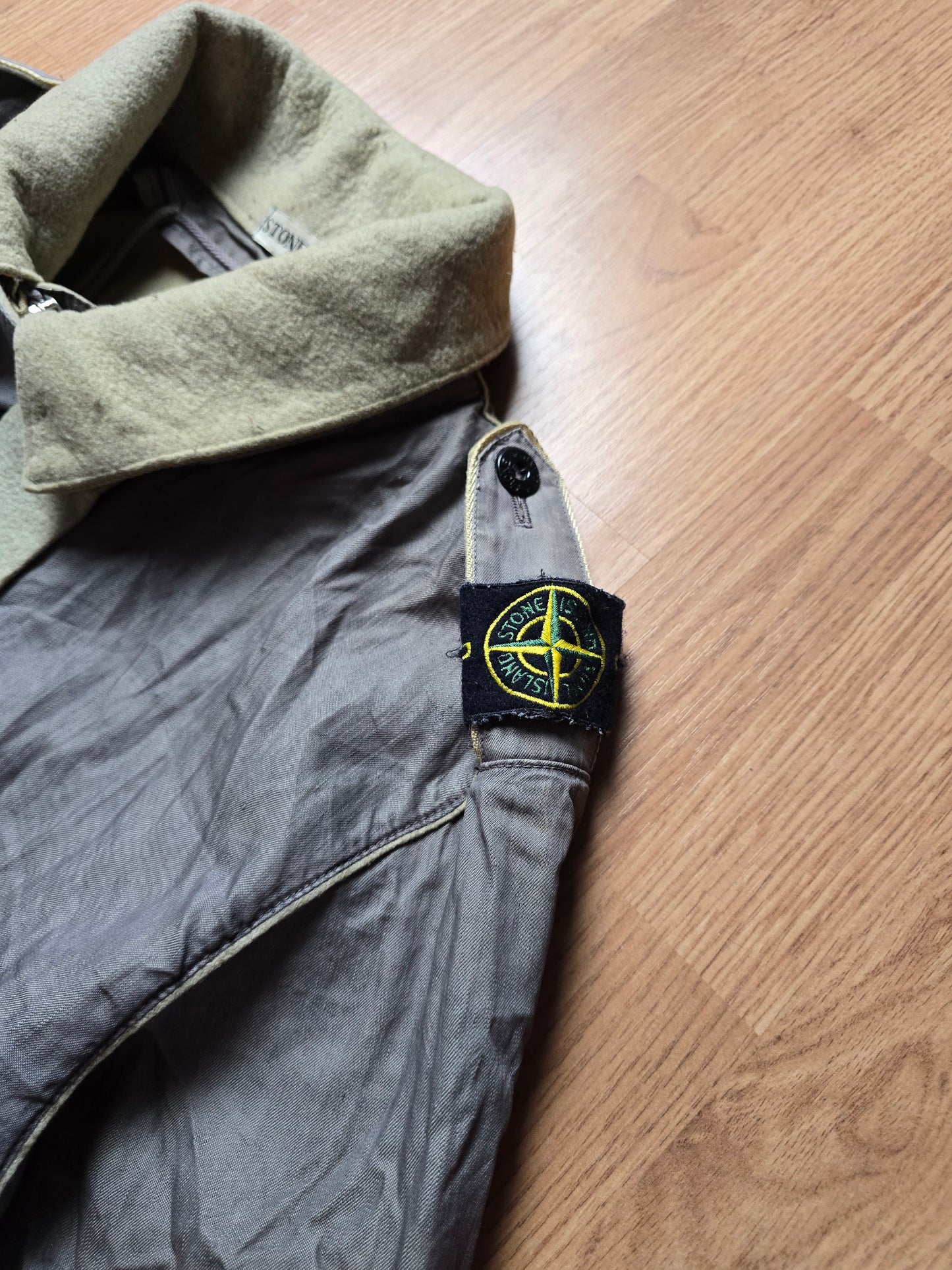 Stone Island AW06 Spalmatura Coated Lino Mix Dutch Rope Jacket (L/M)
