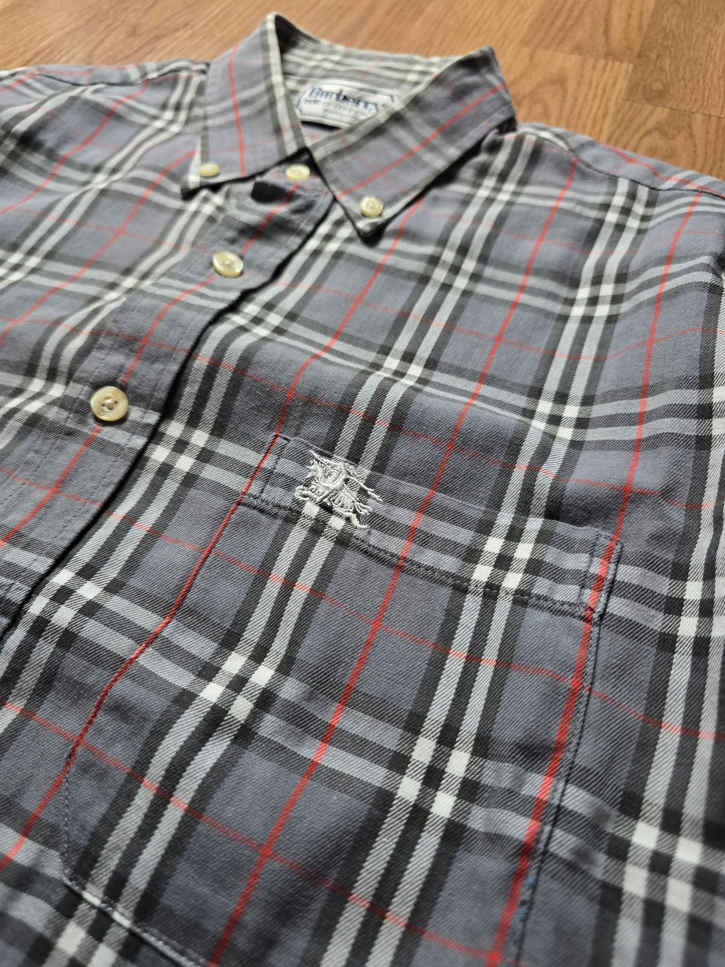 Vintage Burberry LS Nova Check Flannel Shirt (M)