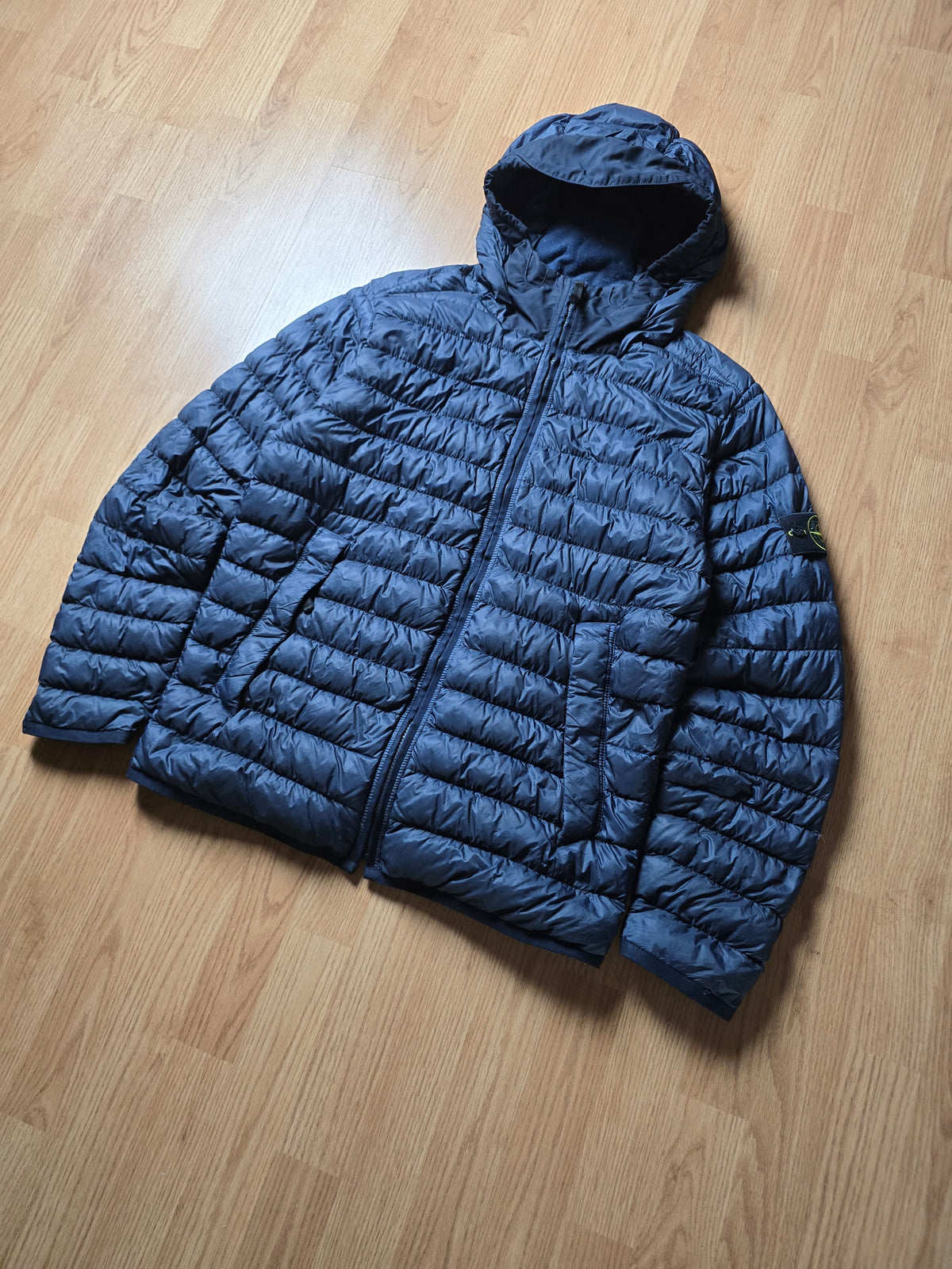 Stone Island Garment Dyed Micro Yarn Down Puffer Jacket (L)