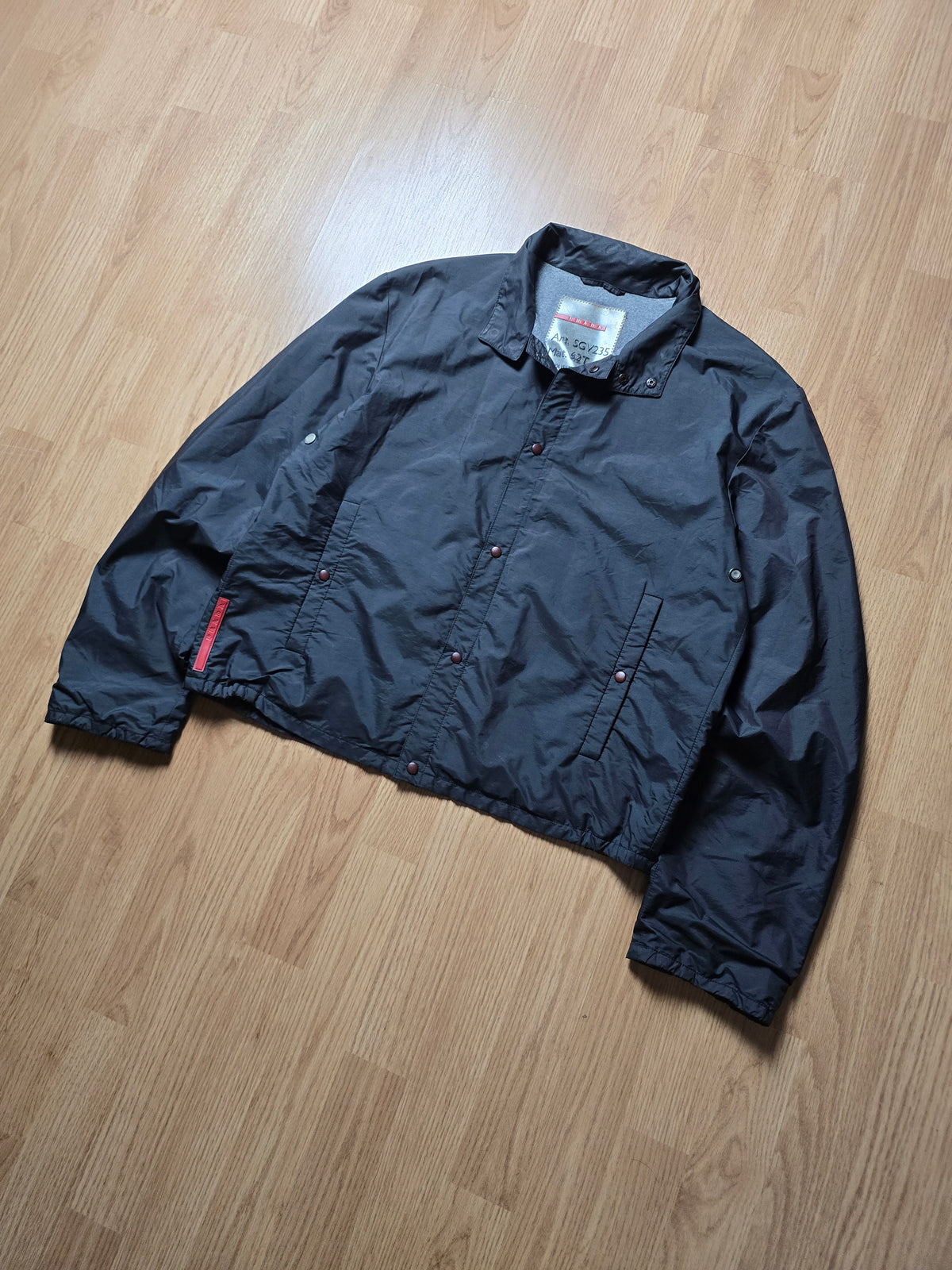 RARE Prada Sport SS00 Gel Seam Nylon Cropped Jacket (M)