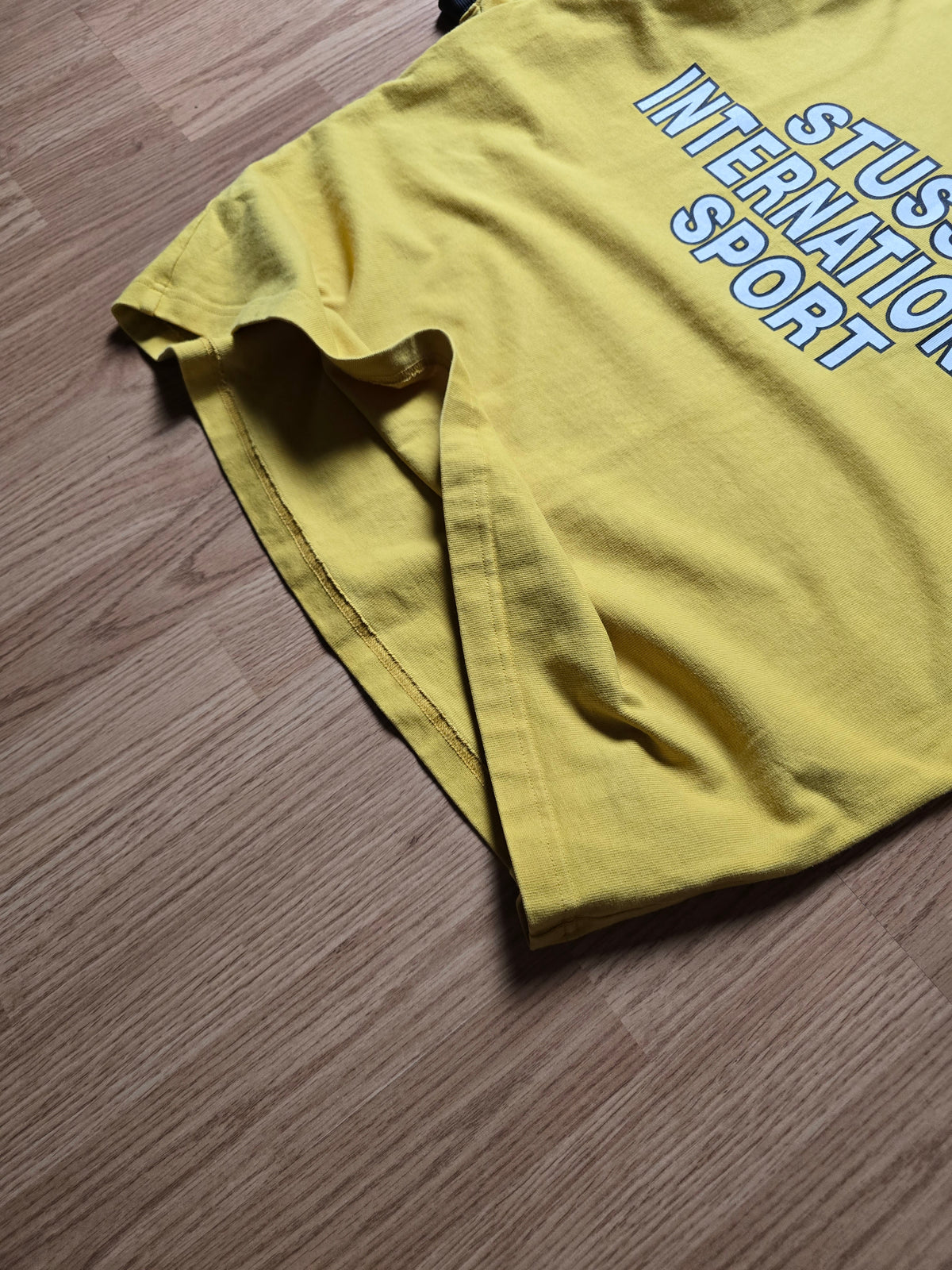 Stussy Sport Heavy Jersey Crew Ringer T-shirt (L)