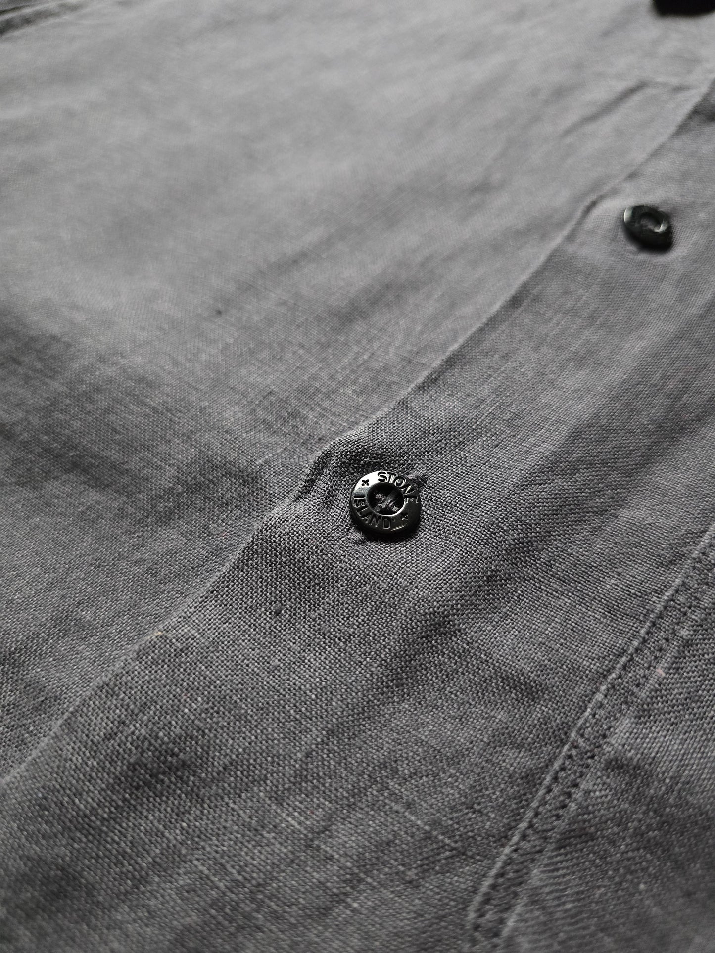 Vintage Stone Island Linen/Lino Flax SS Button Shirt (M/L)