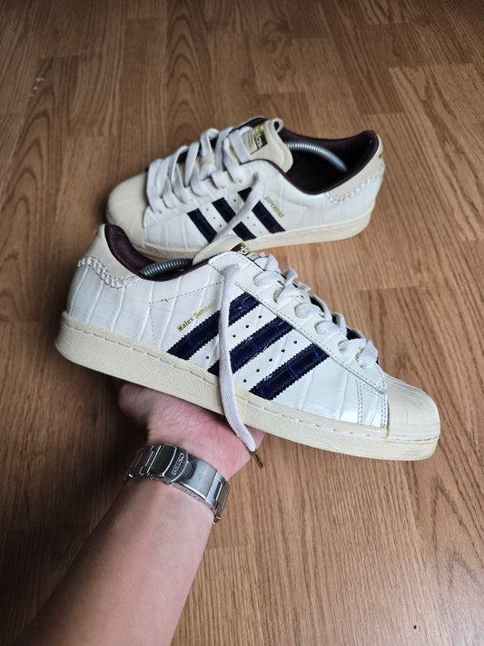 Adidas x Wales Bonner Superstar "White Croc" (UK9)