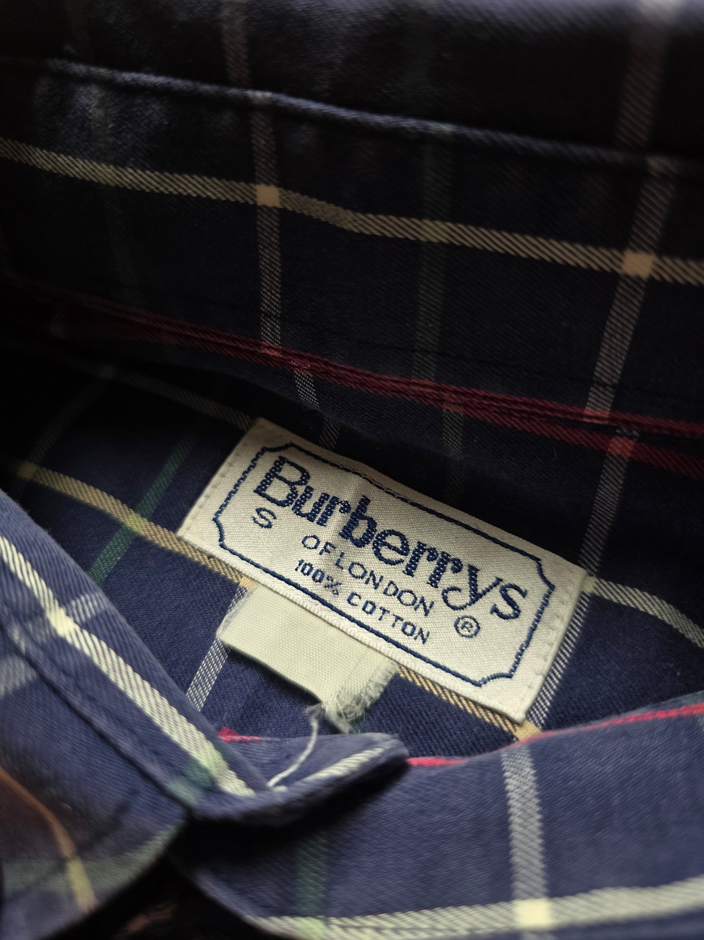 Vintage Burberry LS Nova Check Flannel Shirt (S)