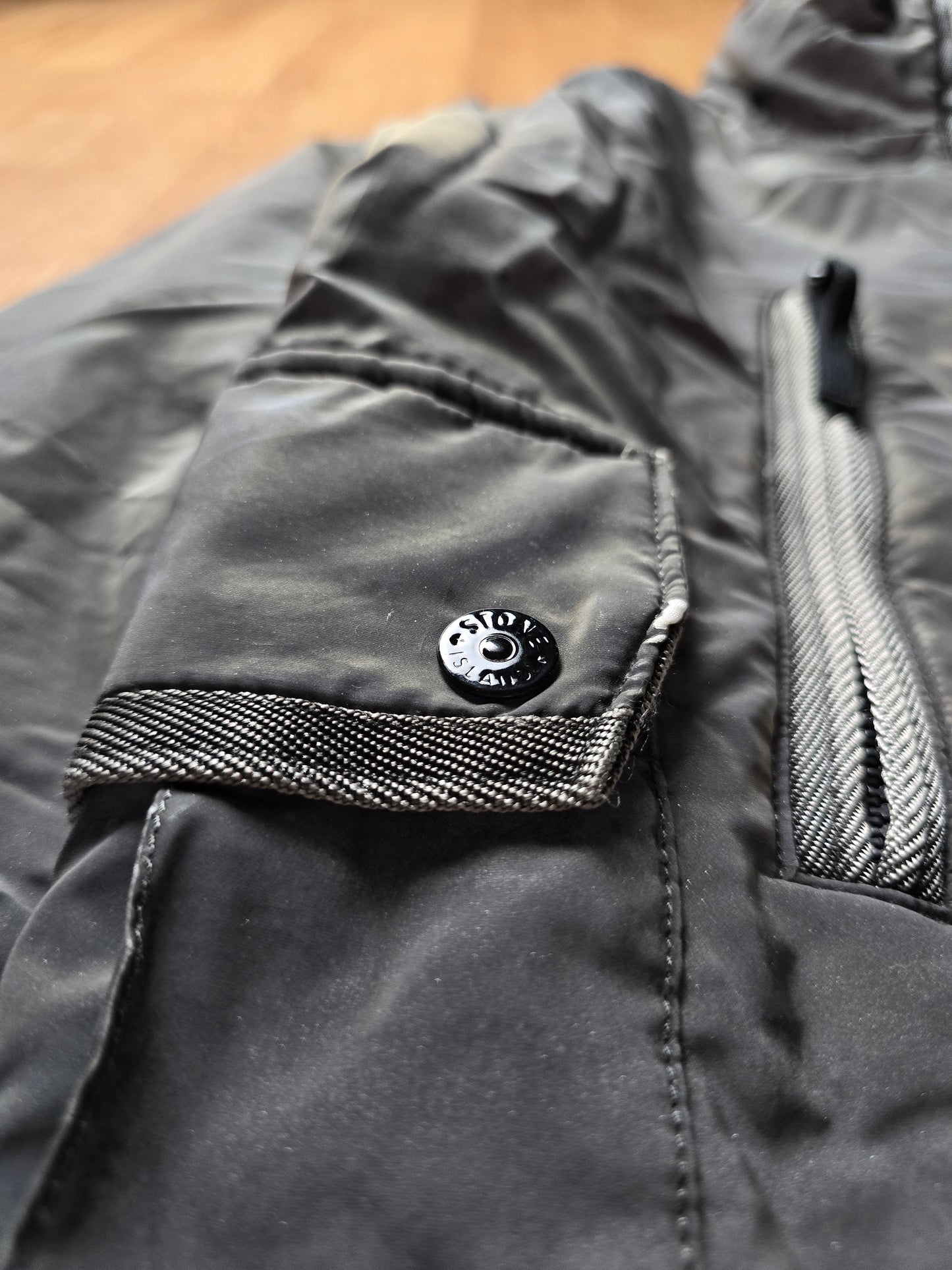 Stone Island 30th Anniversary Liquid Reflective Jacket (S)