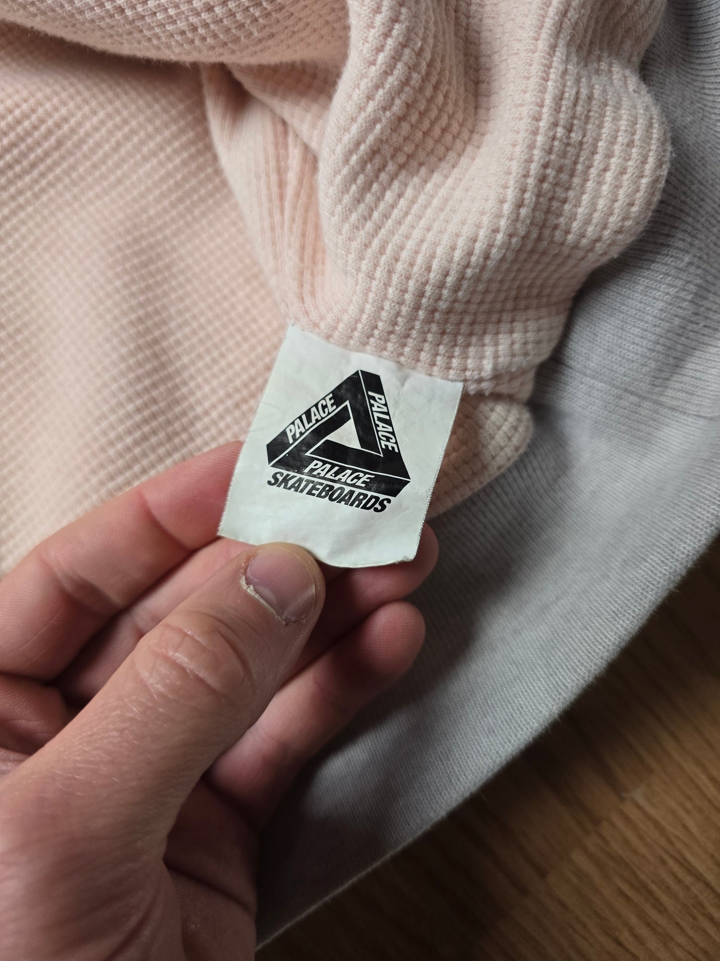 Palace 'Arch' Thermal Lined Zip Up Hoodie (L)