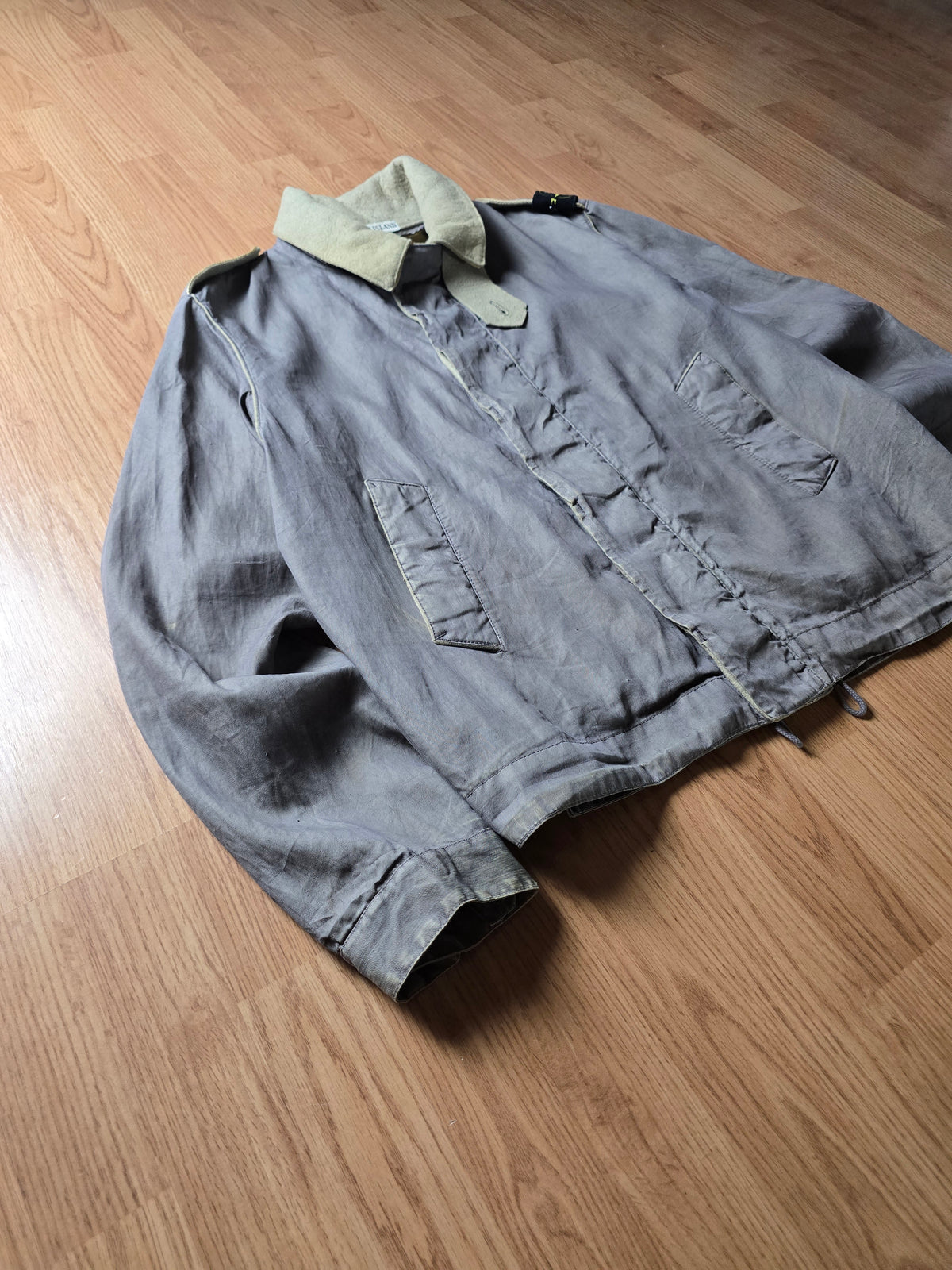 Stone Island AW06 Spalmatura Coated Lino Mix Dutch Rope Jacket (L/M)