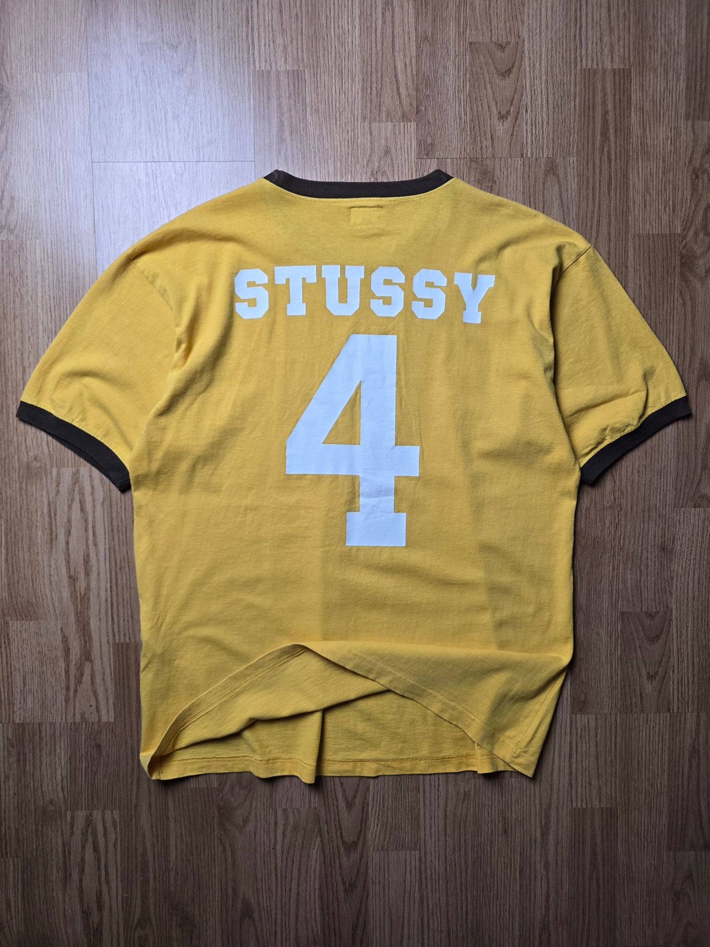 90s Stussy Sport Ringer Tee (L)