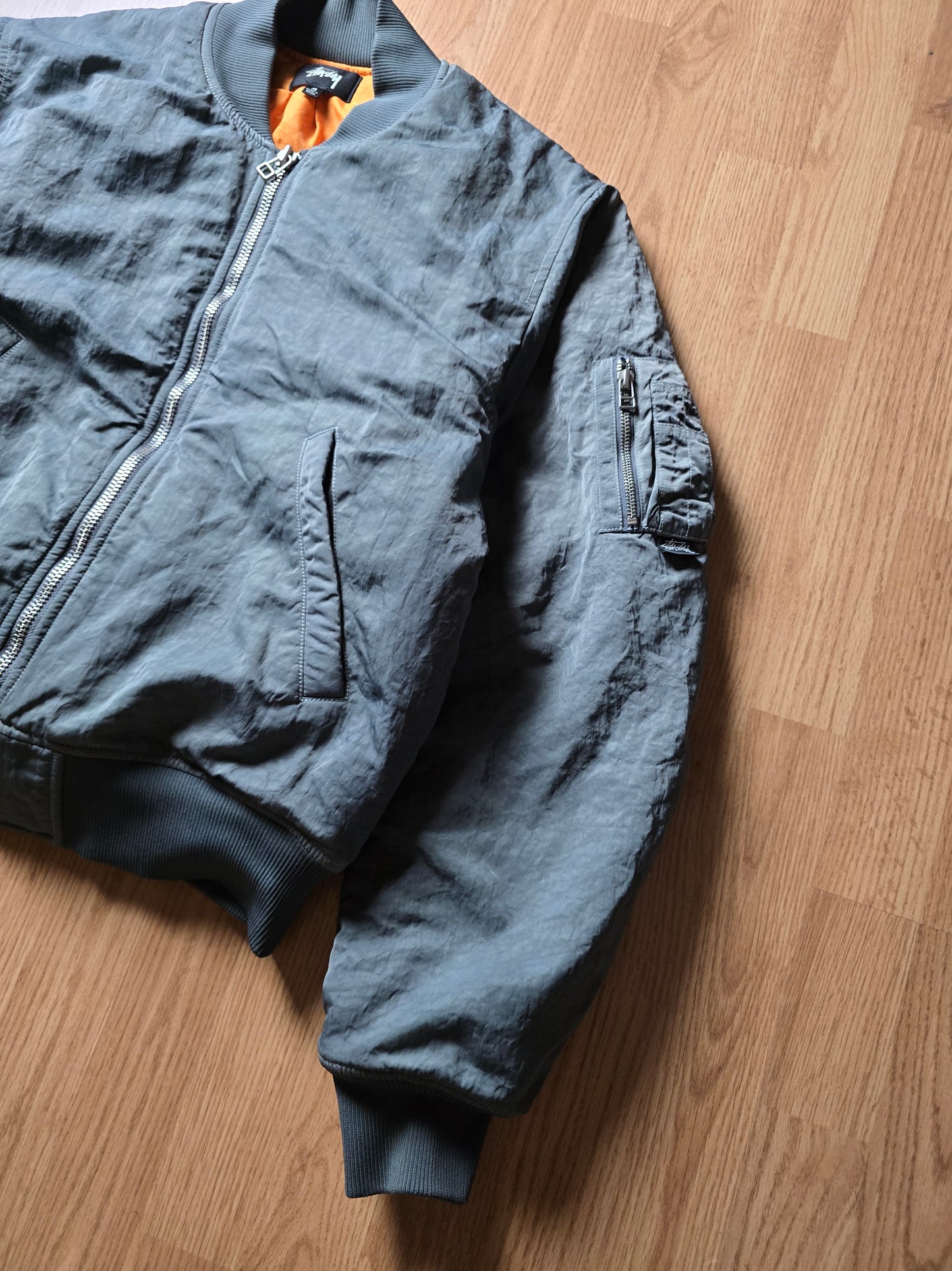 Stussy x Deviation Limited Edition MA-1 Bomber Jacket (M)