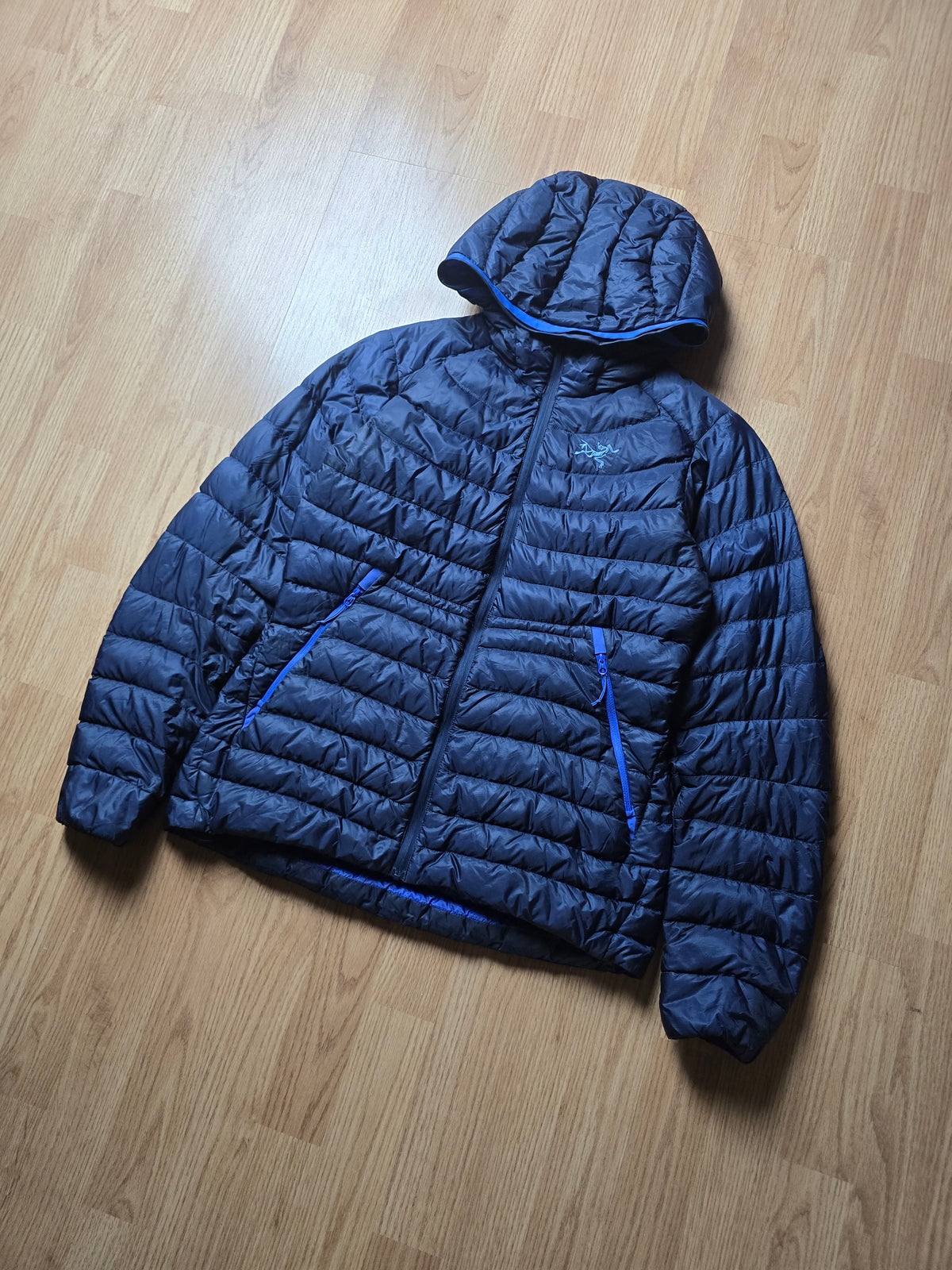 W/ Arc'teryx 'Cerium LT Hoody' Down Filled Puffer Jacket (S)