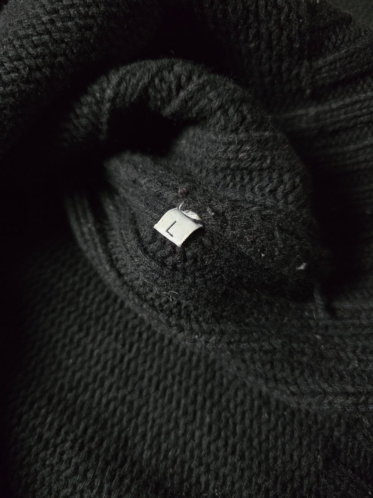 Stone Island AW05 Cotton Knit Zip Hoodie (M)