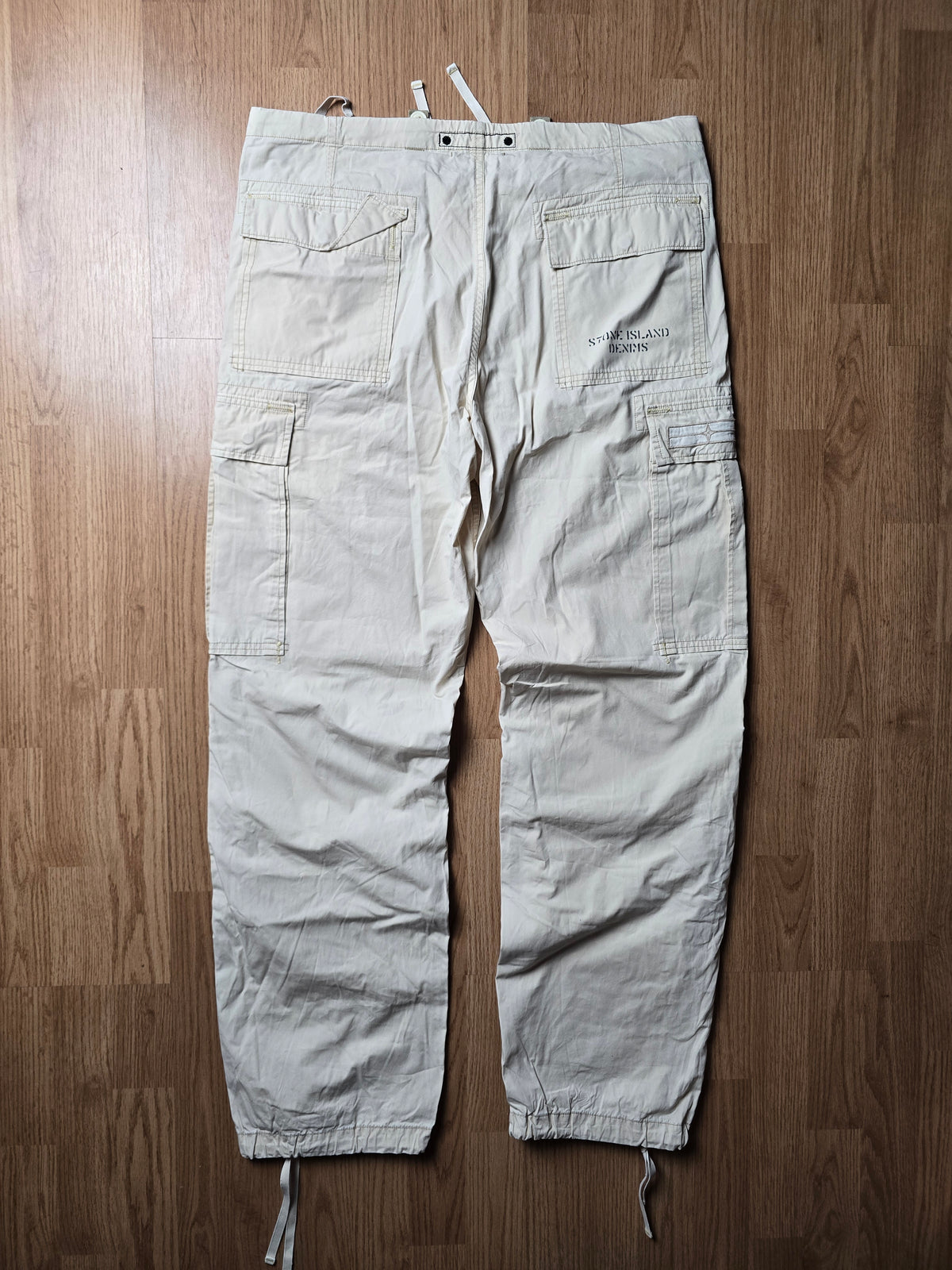 Vintage Stone Island Denims Baggy Technical Cargo Pants (34x33)