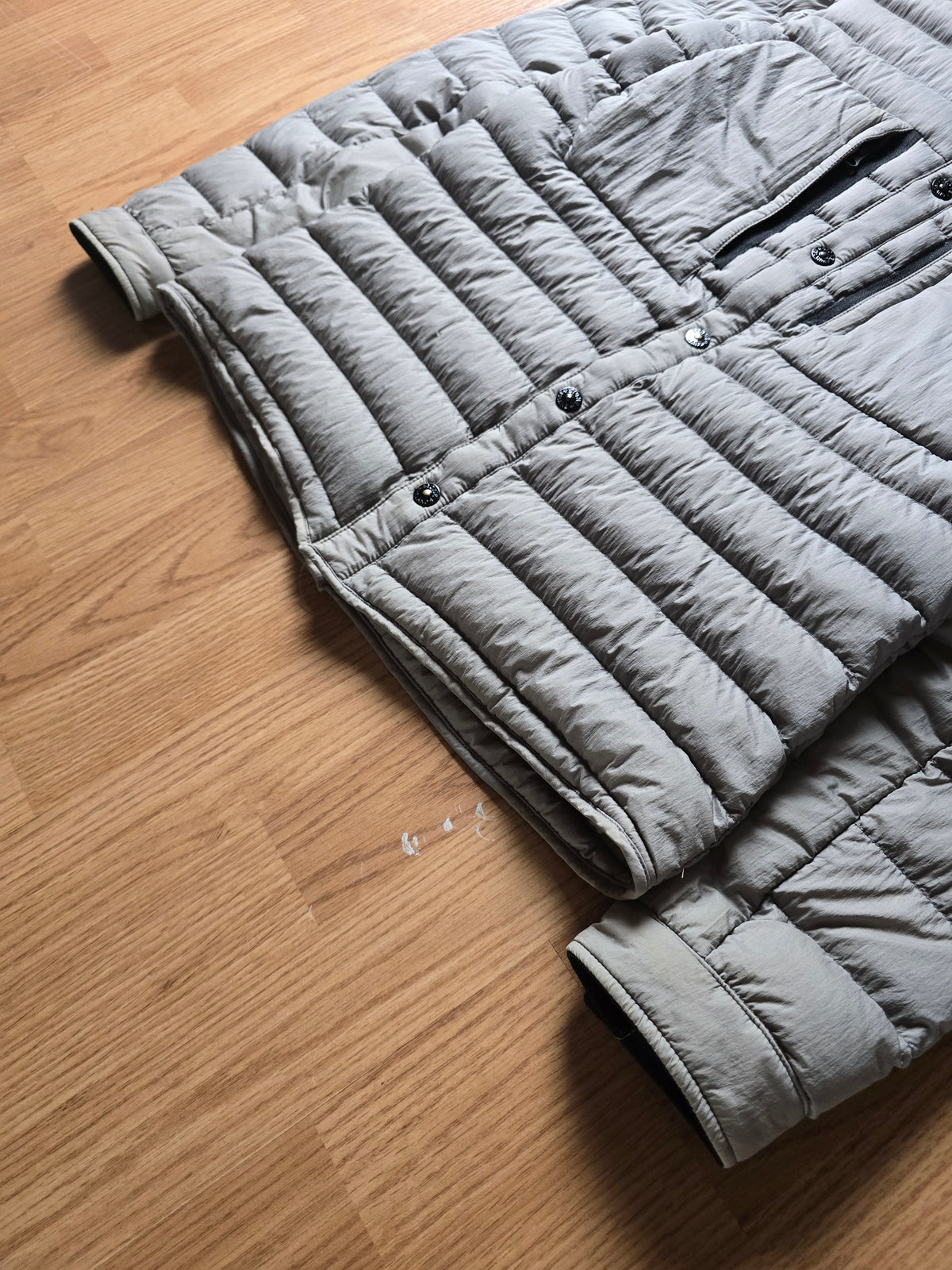 Stone Island Garment Dyed Micro Yarn Down Overshirt Jacket (S)