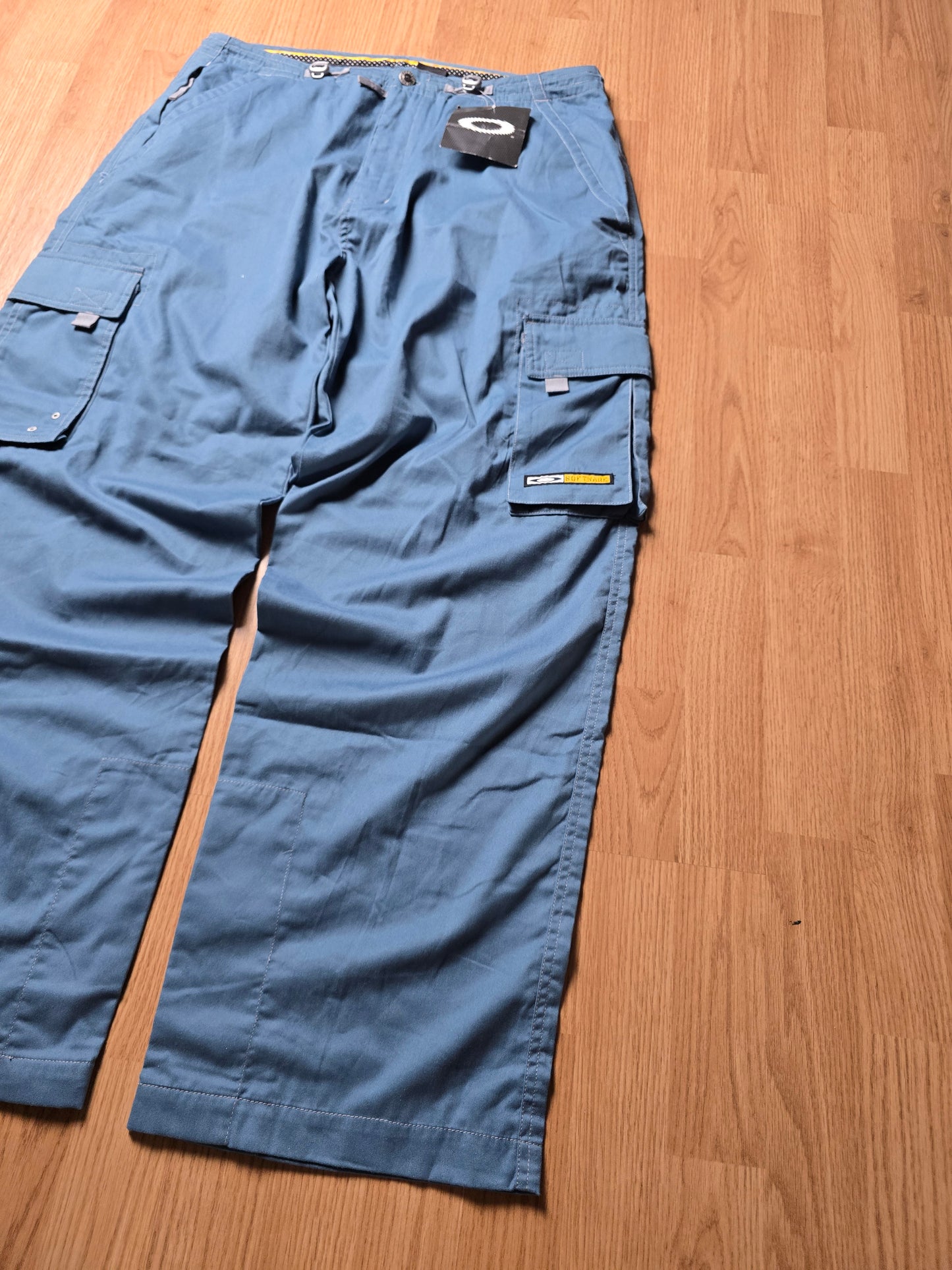 RARE 90s Oakley Softwear Baggy Lightweight Technical Cargo Pants BNWT (L)