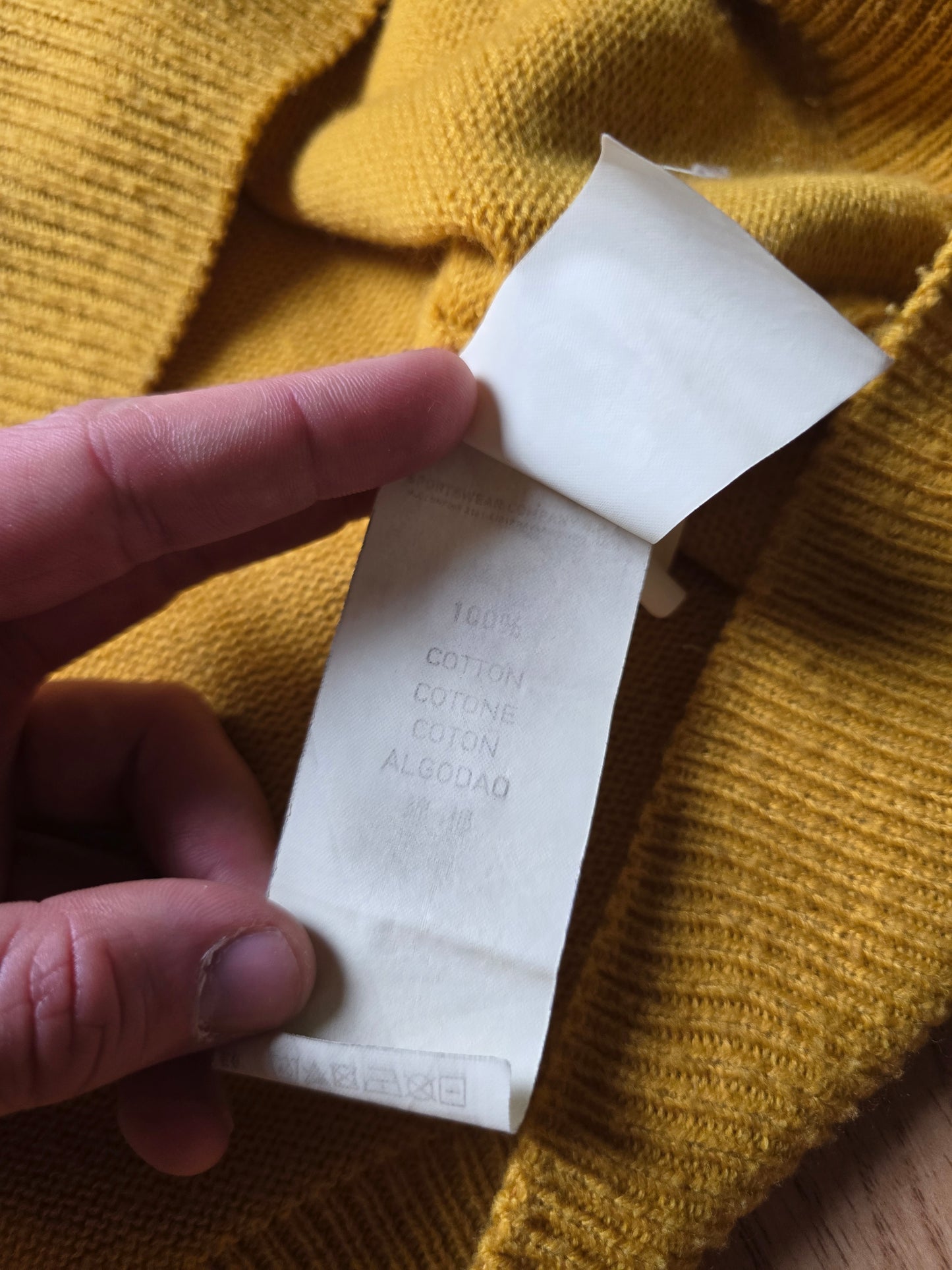Vintage Stone Island 1/4 Button Knit Sweater (M)