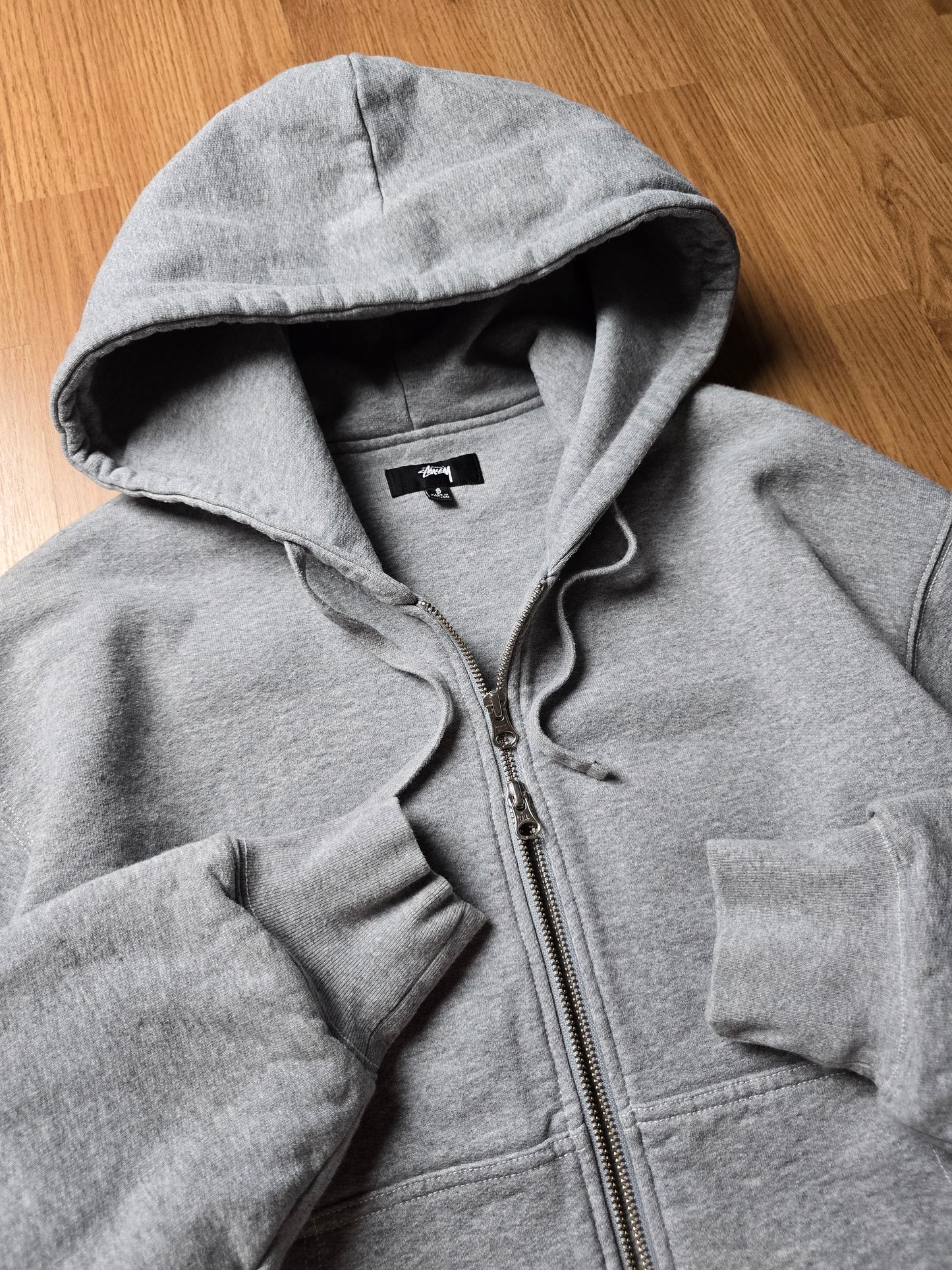Stussy 'Double Face Label Zip' Heavyweight Hoodie (S/M)