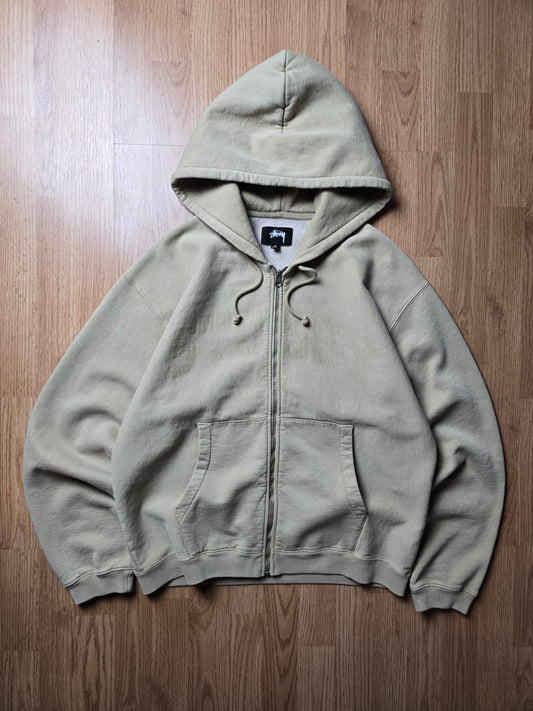 Stussy Faded Graphic Zip Hoodie (M)