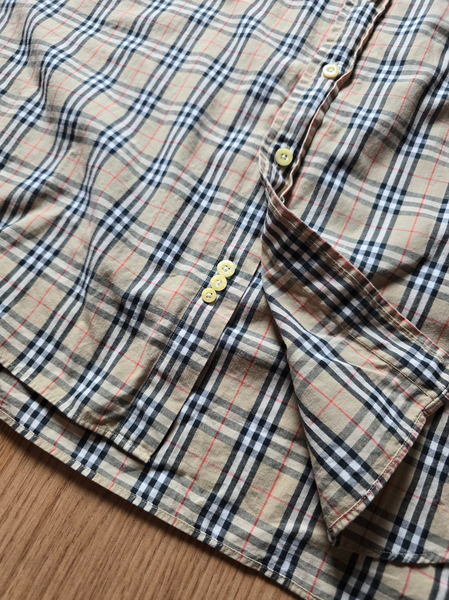 Vintage Burberry SS Nova Check Flannel Shirt (L)