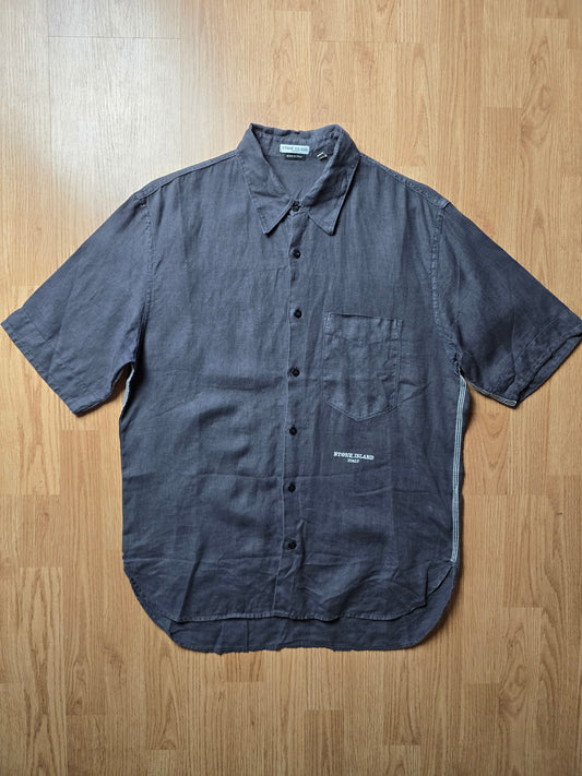 Vintage Stone Island Linen/Lino Flax SS Button Shirt (M/L)