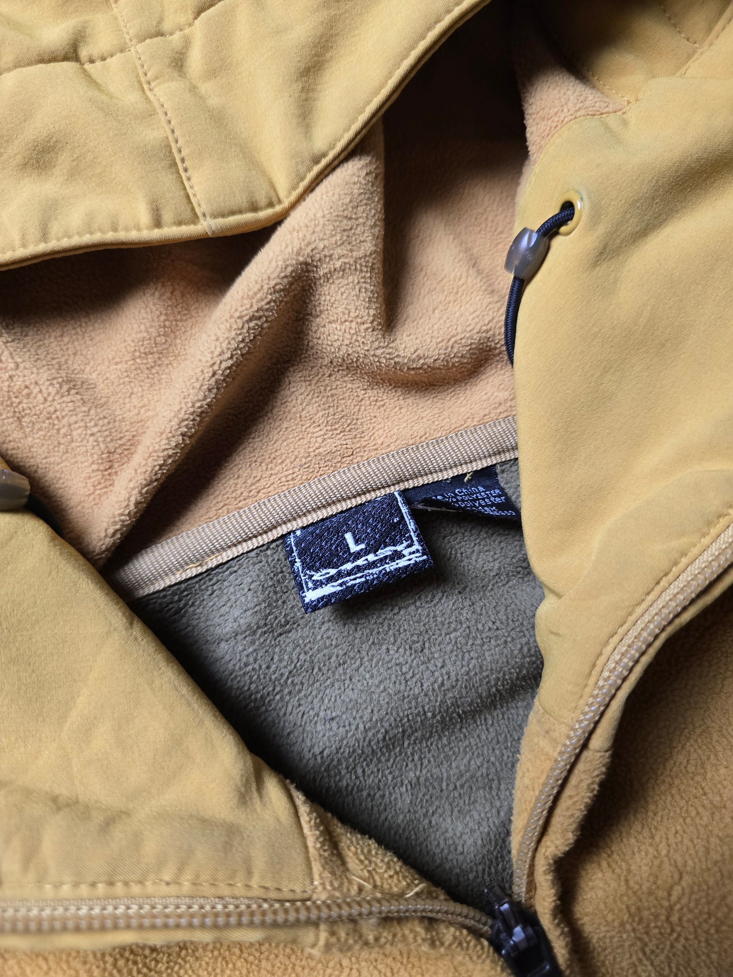 00s Oakley Zip-Up Technical Pannelled Fleece Hoodie (L)