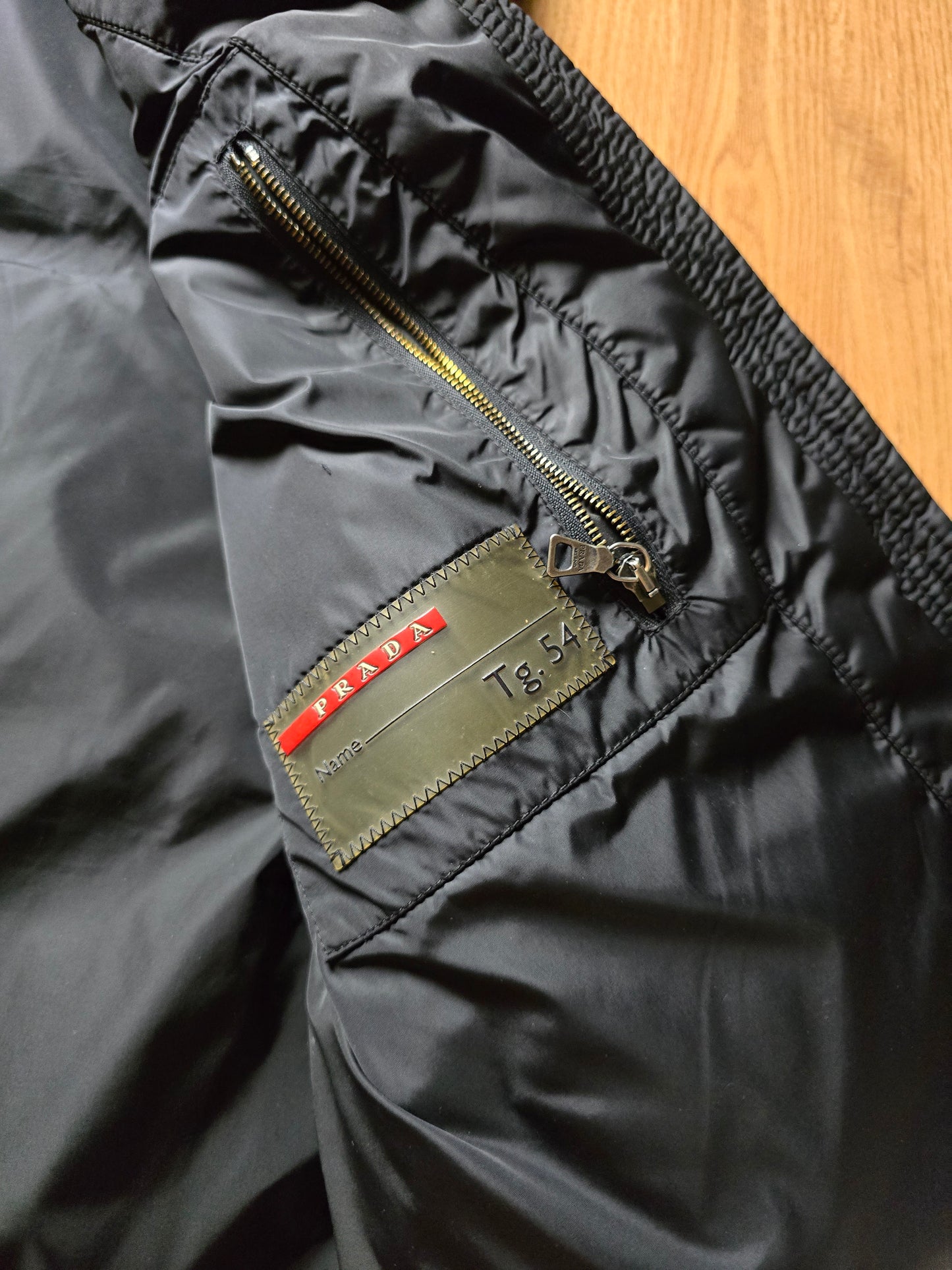 Prada Sport 2008 Black Tab Down Gilet/Vest (L)