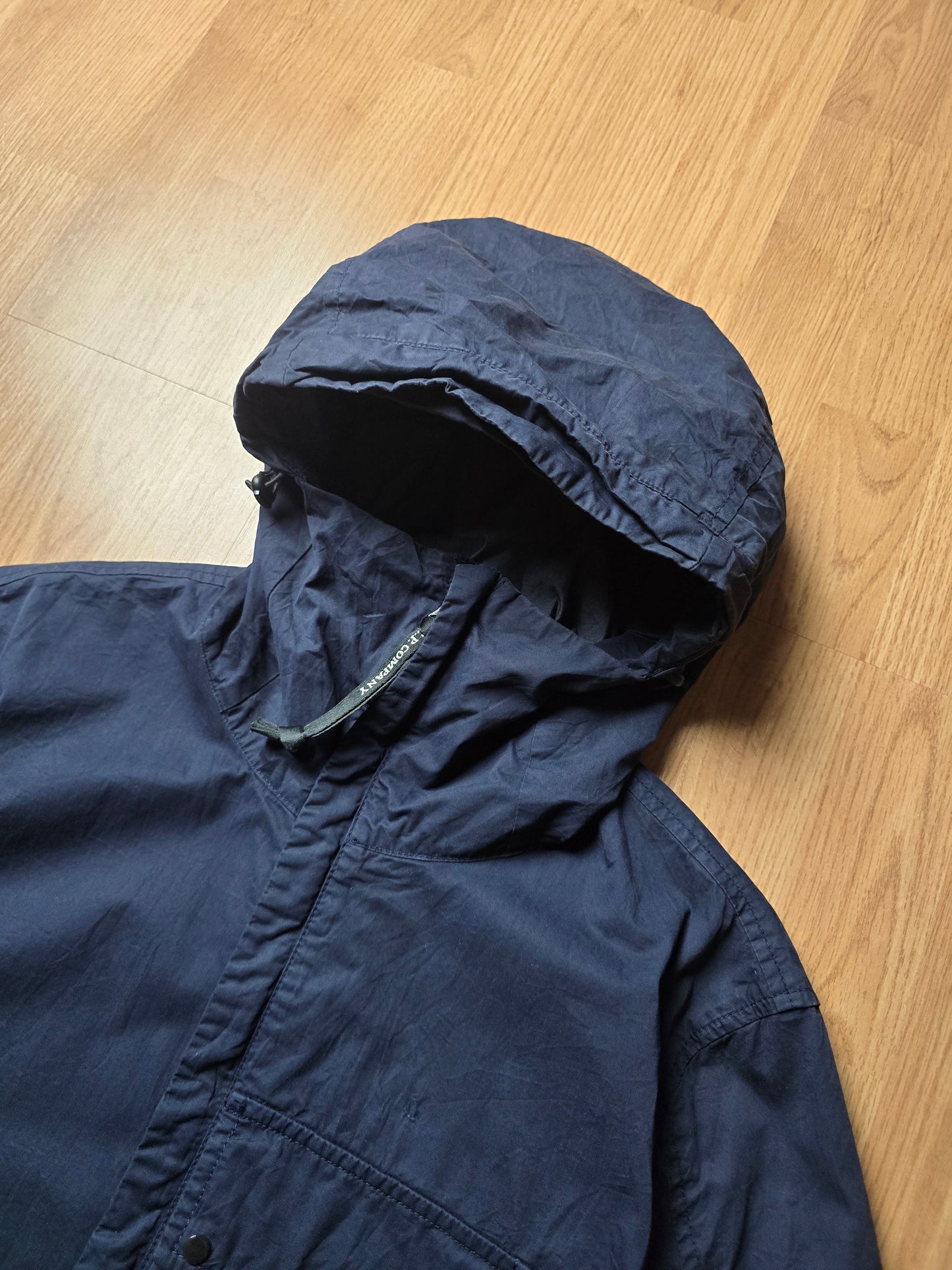 C.P. Company Hooded Gabardine Arm Lens Zip Shirt Jacket (M/L)