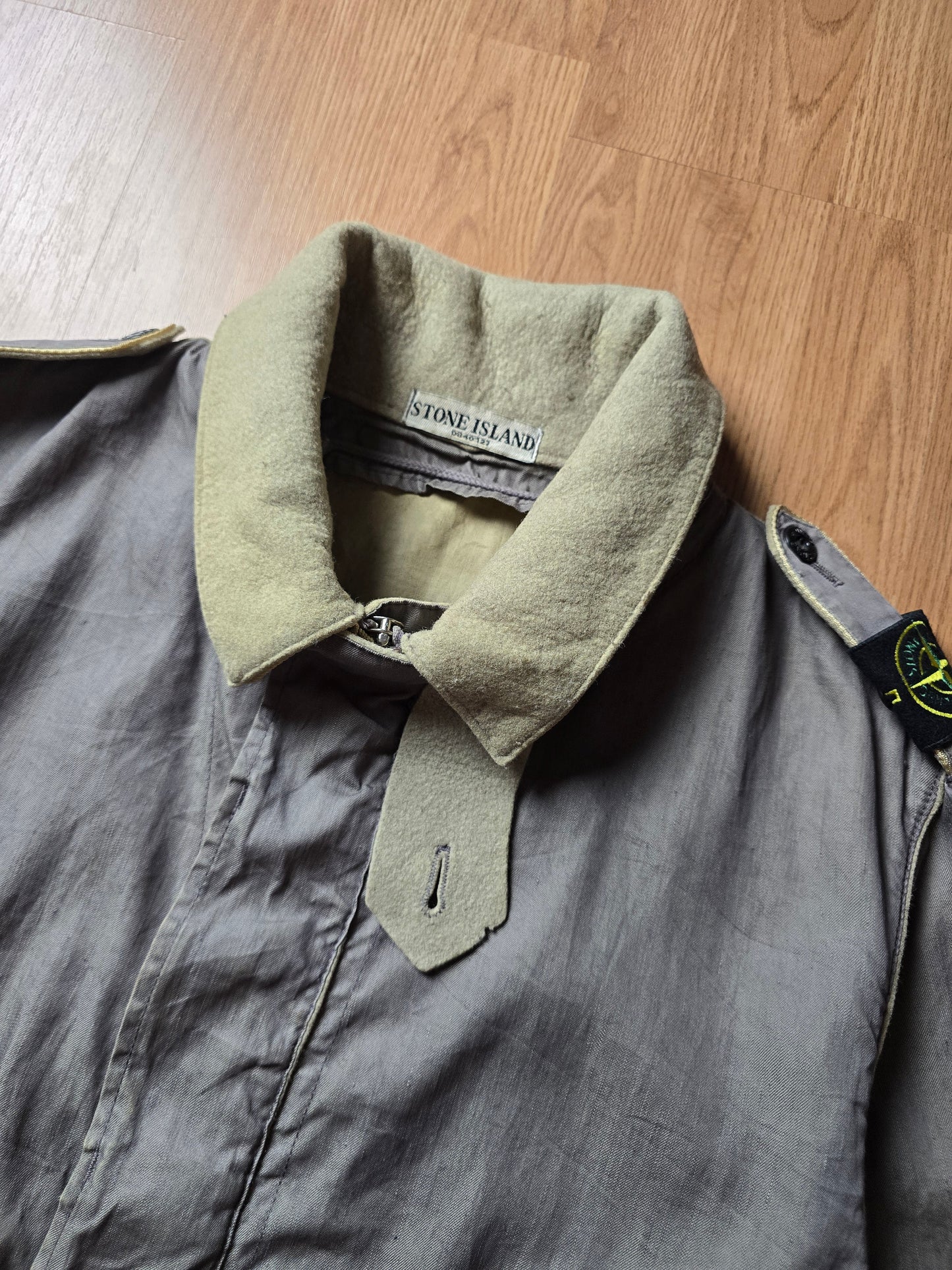 Stone Island AW06 Spalmatura Coated Lino Mix Dutch Rope Jacket (L/M)