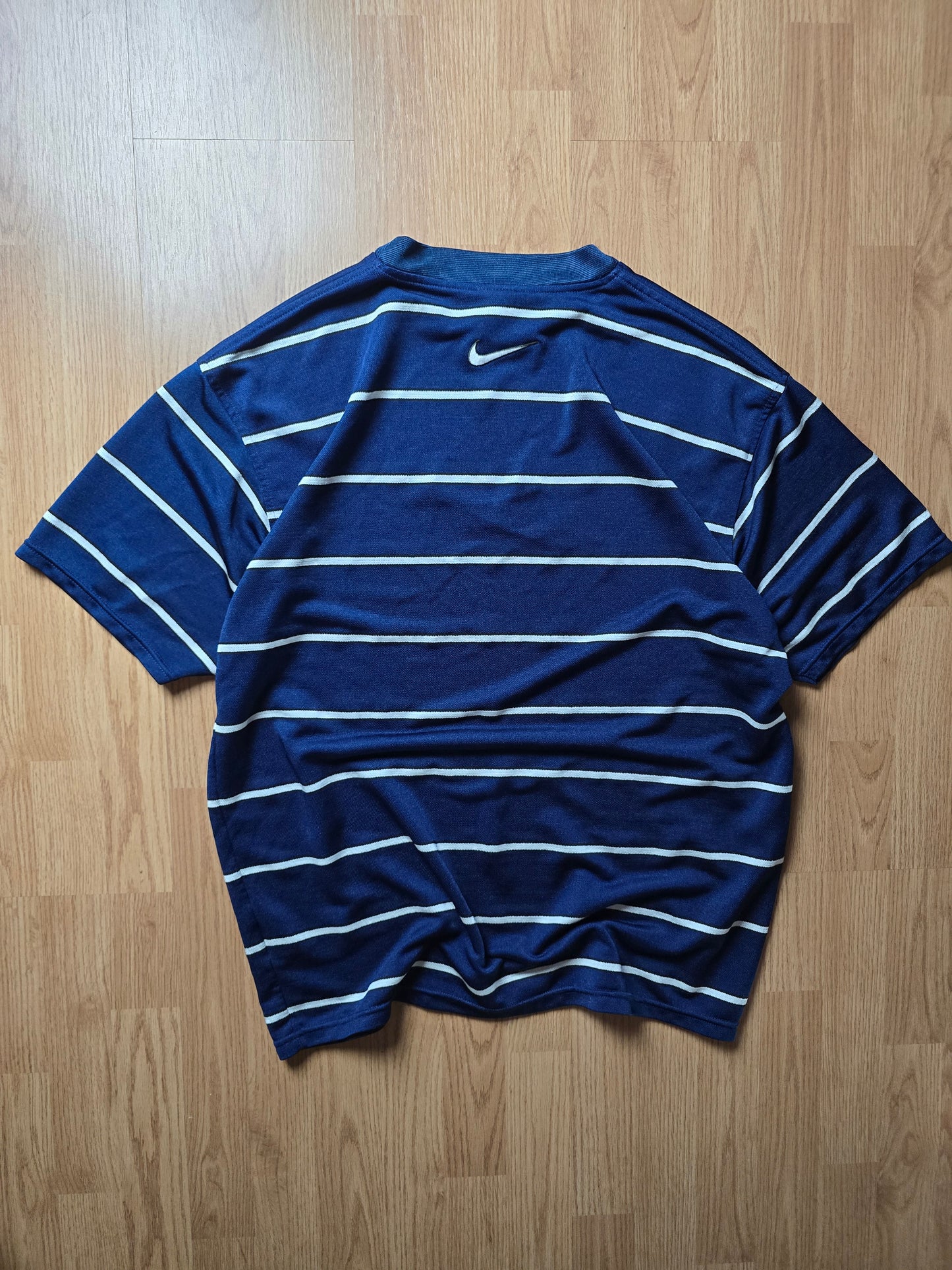 90s Nike Striped Sports Jersey (XL)