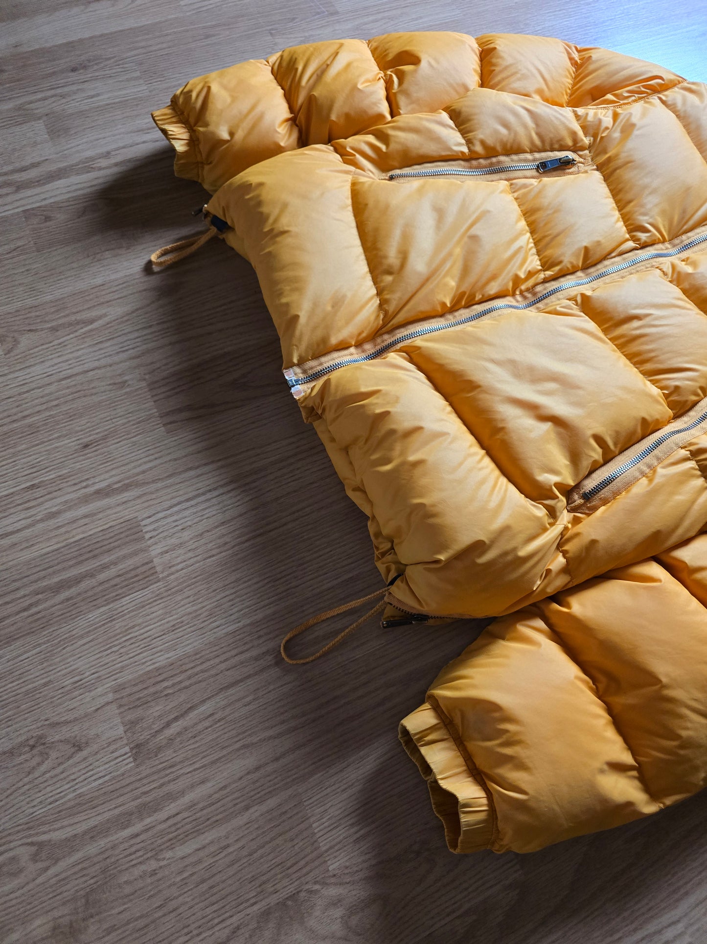 RARE Stone Island Denims AW07 Goose Down Asymmetrical Zip Puffer Jacket (L)