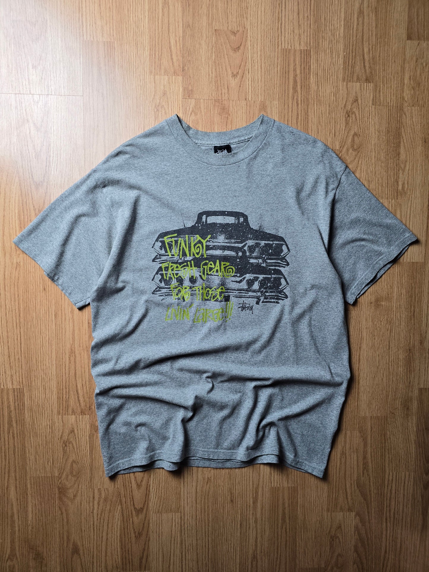 Stussy "Funk Fresh Gear" Car Graphic Tee (L)