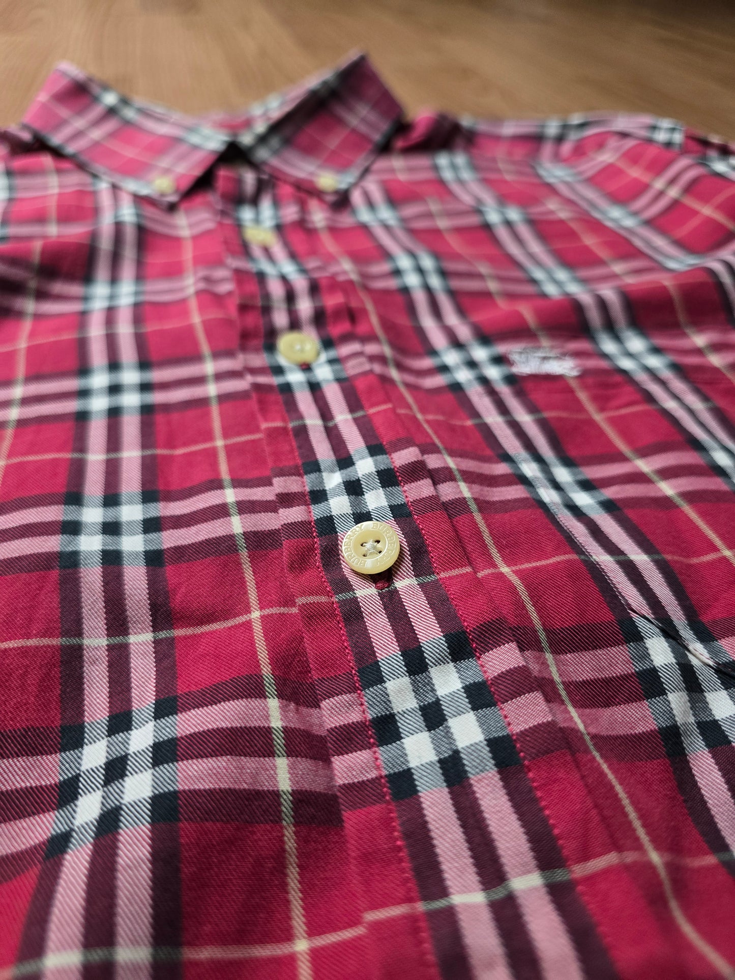Vintage Burberry LS Nova Check Flannel Shirt (L)