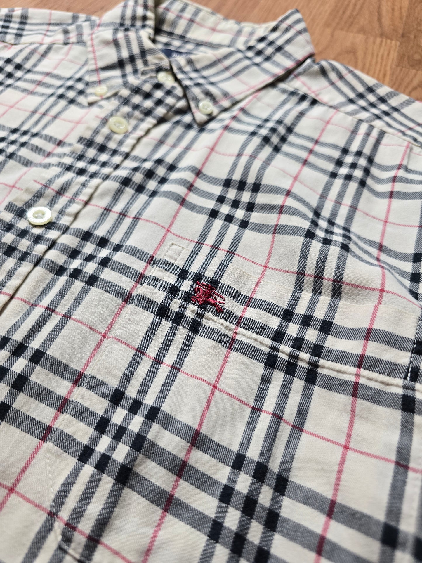 Vintage Burberry LS Nova Check Flannel Shirt (M)