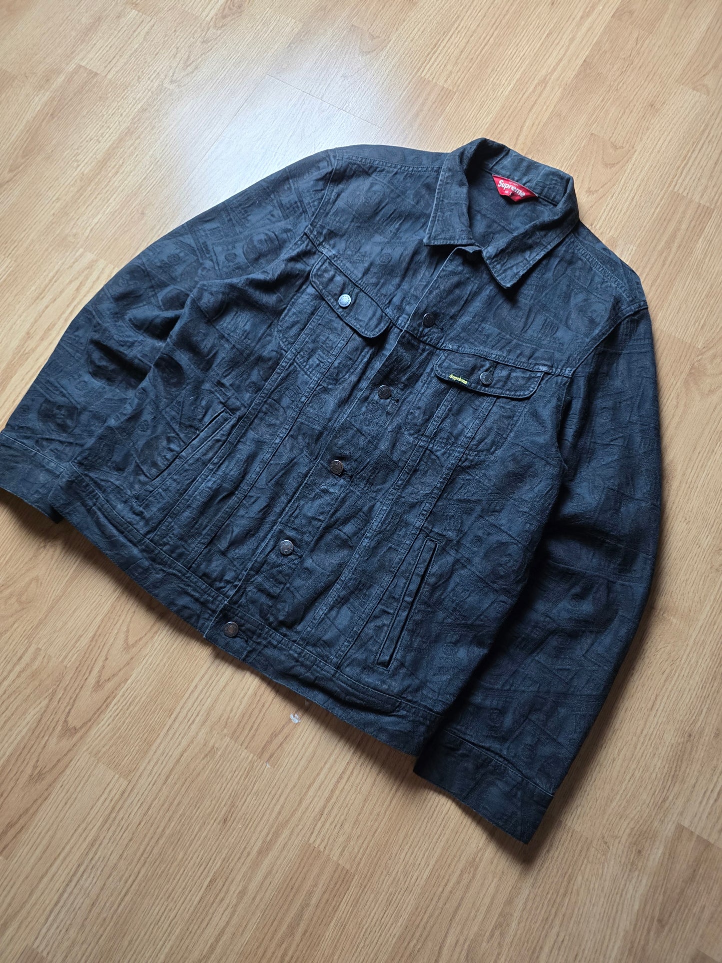 Supreme 100 Dollar Bill Denim Jacket (L)