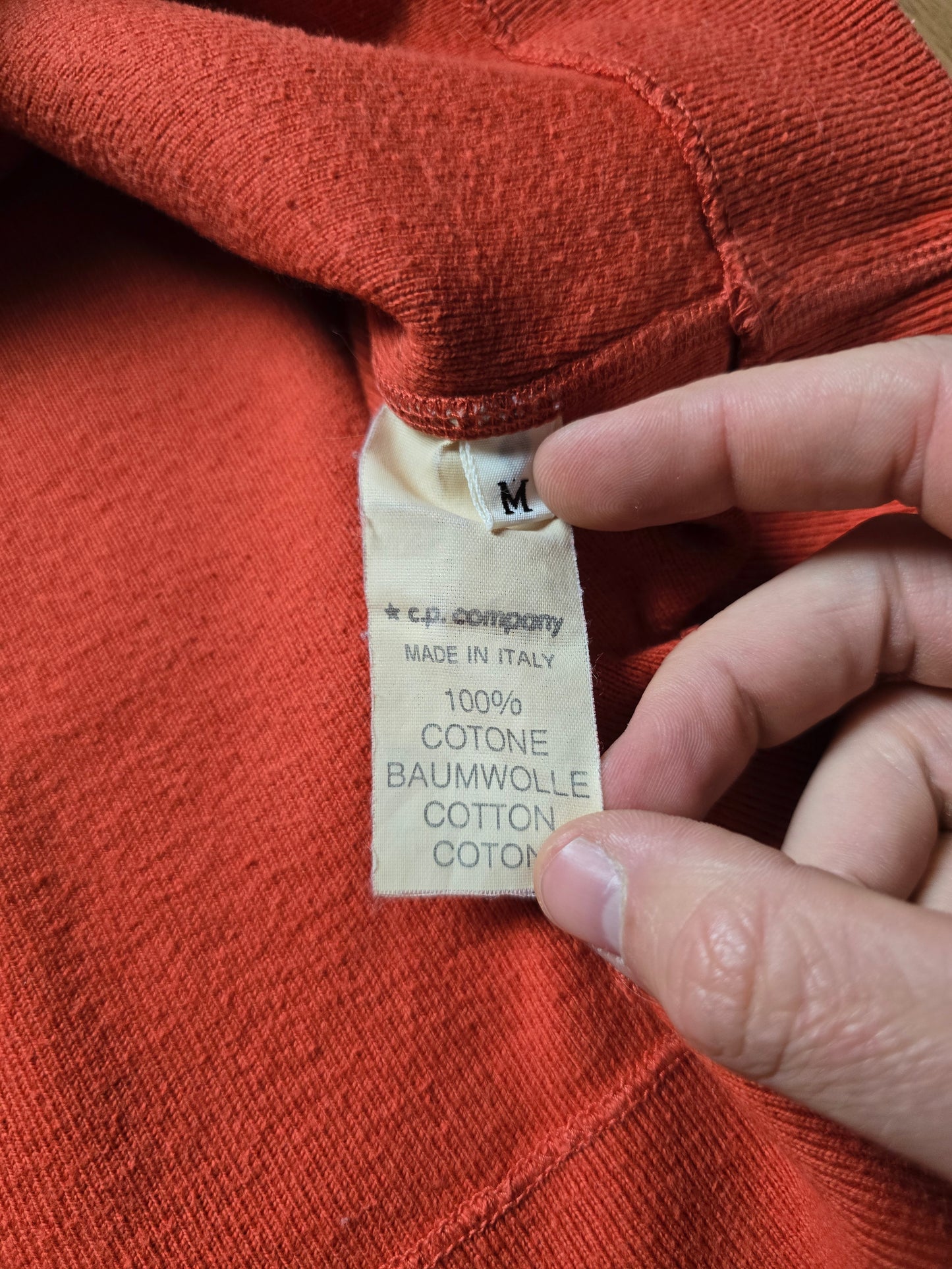 80s Stone Island Green Edge V-Neck Sweater (L)