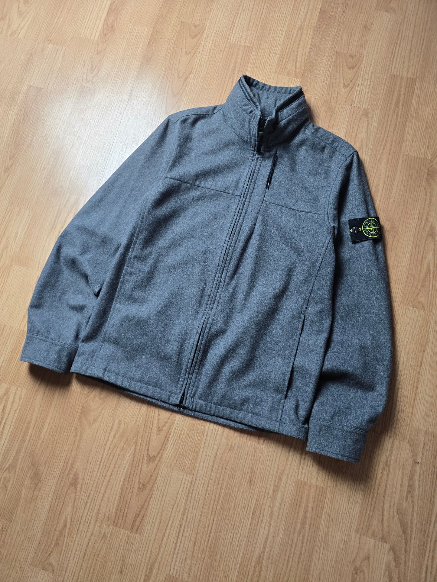 Stone Island AW14 Melange Wool Poly Bionic Finish Jacket (M)