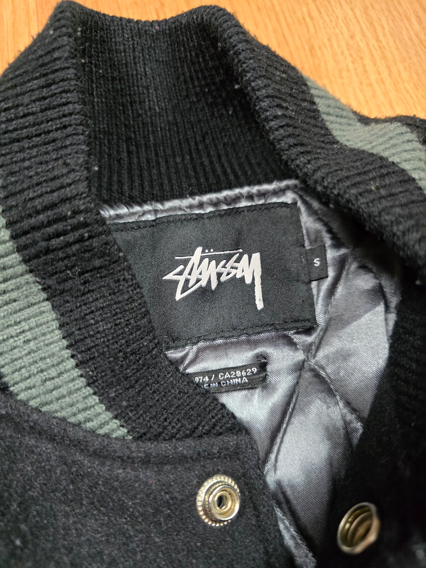 Stussy 'Big S Letterman' Jacket (S/M)