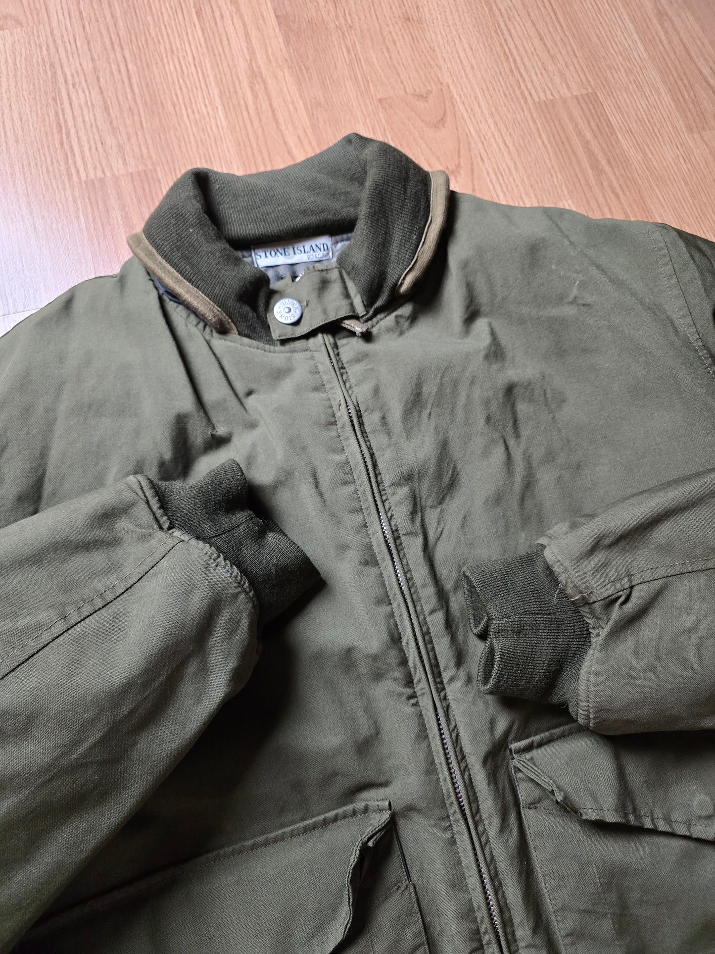 Vintage Stone Island AW01 Wool Canvas Jacket (XL)
