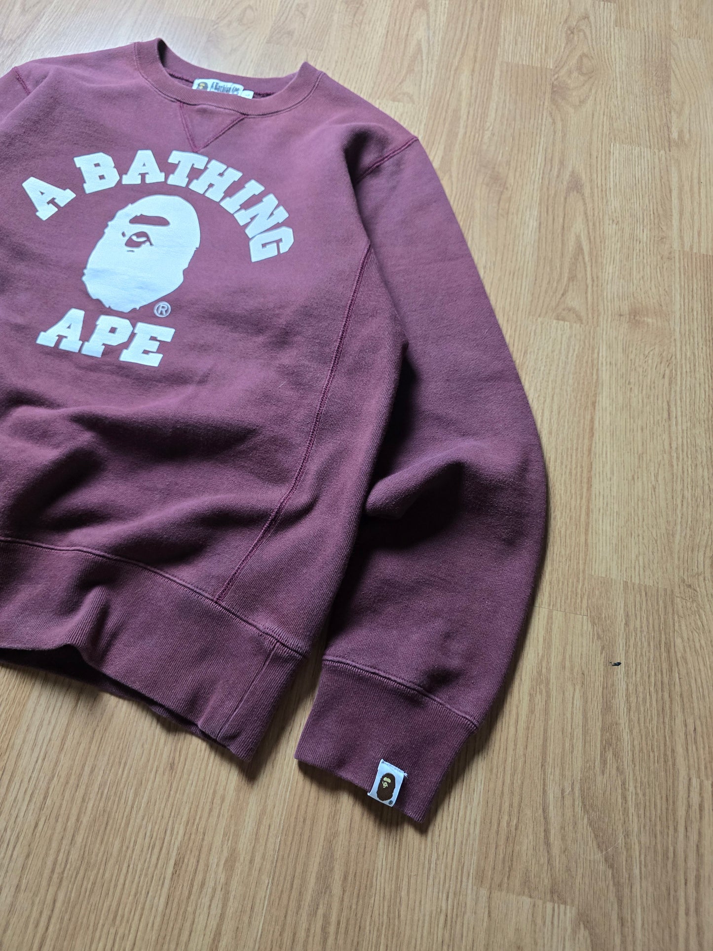 Bape College Crewneck Sweatshirt (M)