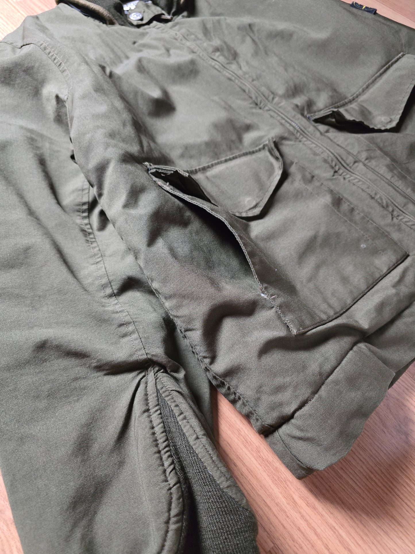 Vintage Stone Island AW01 Wool Canvas Jacket (XL)